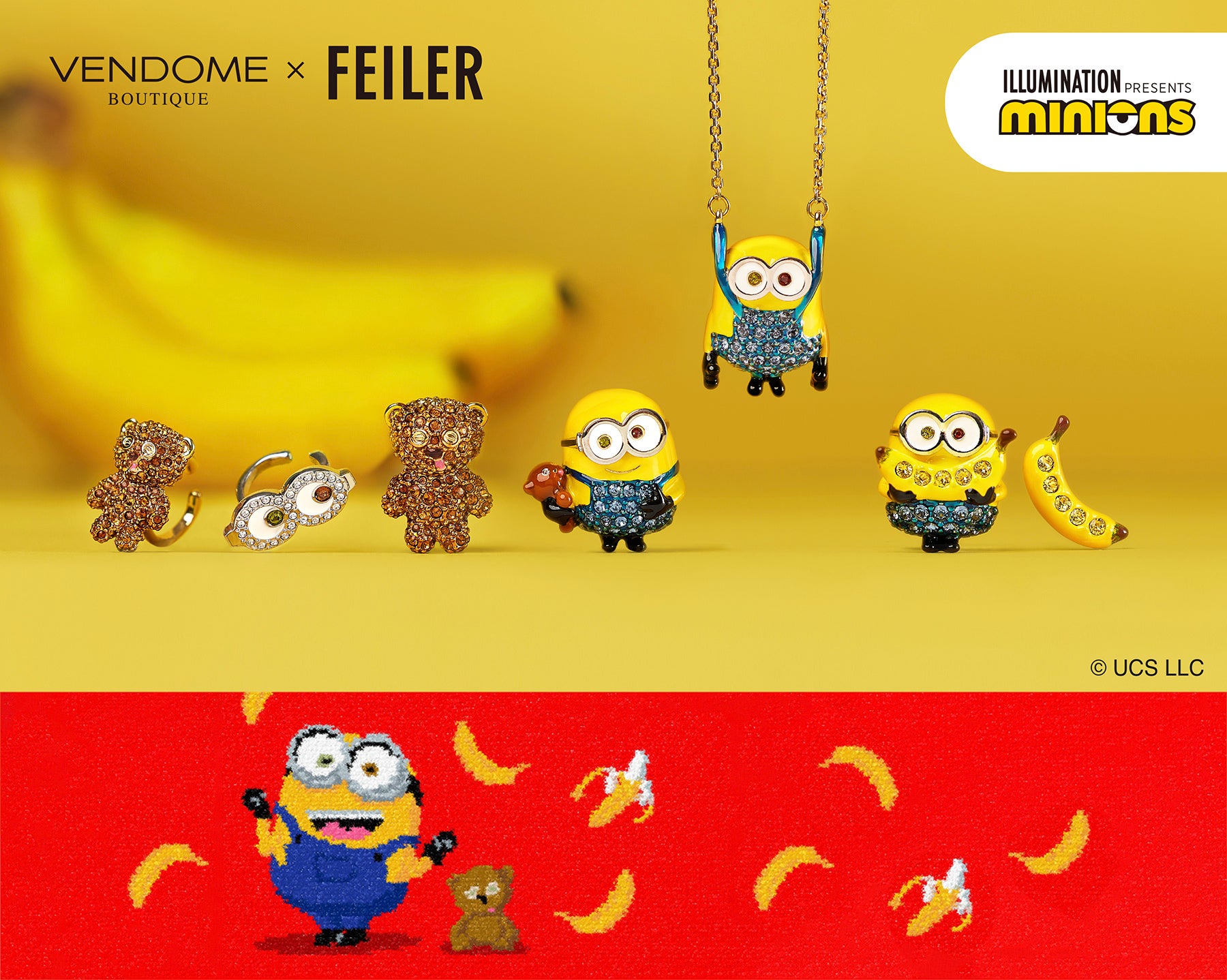 ヴァンドームブティック】ポップでキュートな「ミニオン」アクセサリー