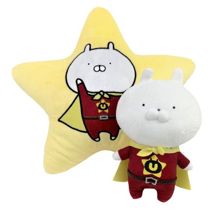 LINEスタンプで人気の「うさまる」がヒーローに！アニメ×グッズで