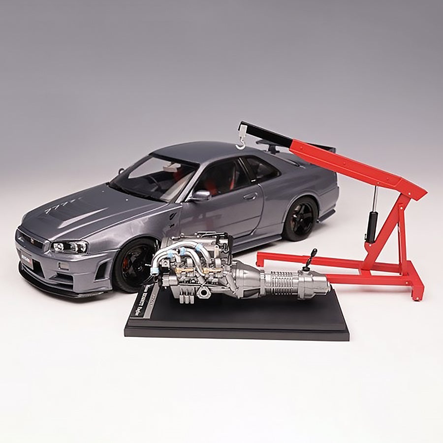 日産スカイライン GT-R (BNR34) の 1/18 スケールミニカーが CAMSHOP