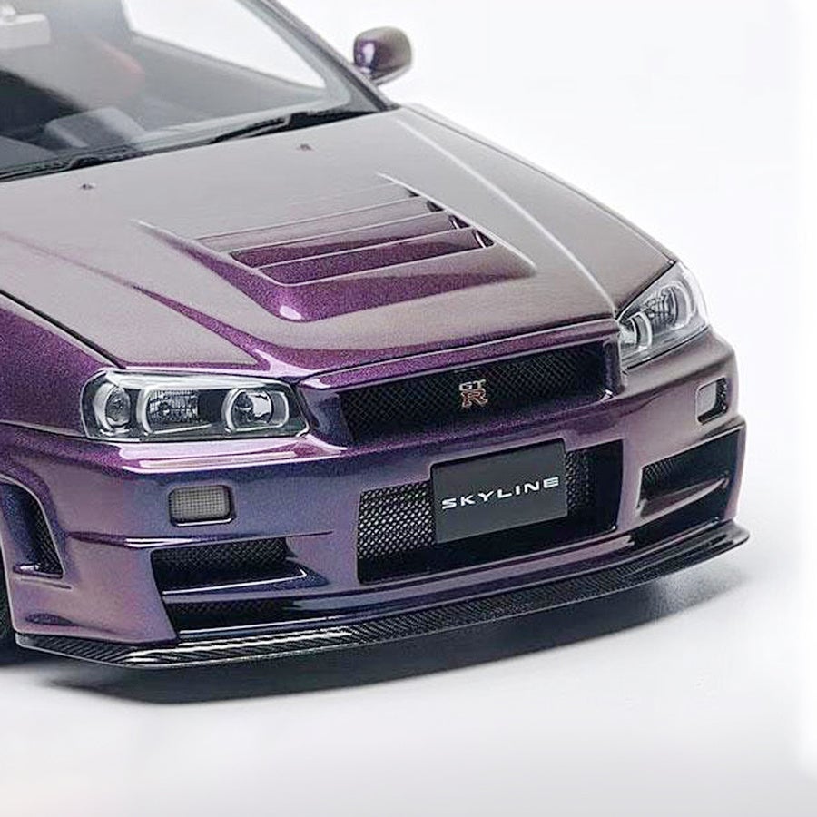 日産スカイライン GT-R (BNR34) の 1/18 スケールミニカーが CAMSHOP