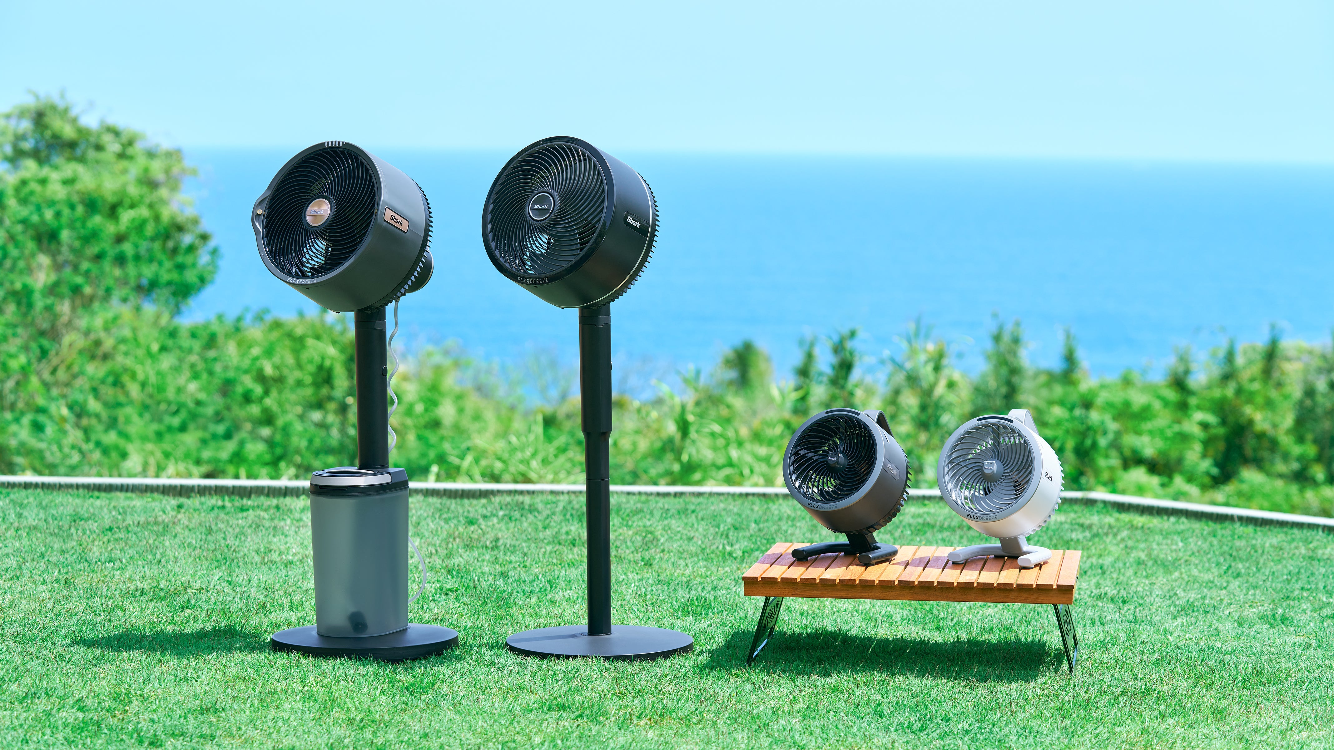 Shark® FlexBreeze】夏を楽しむ新提案！コードレス扇風機で屋内・屋外