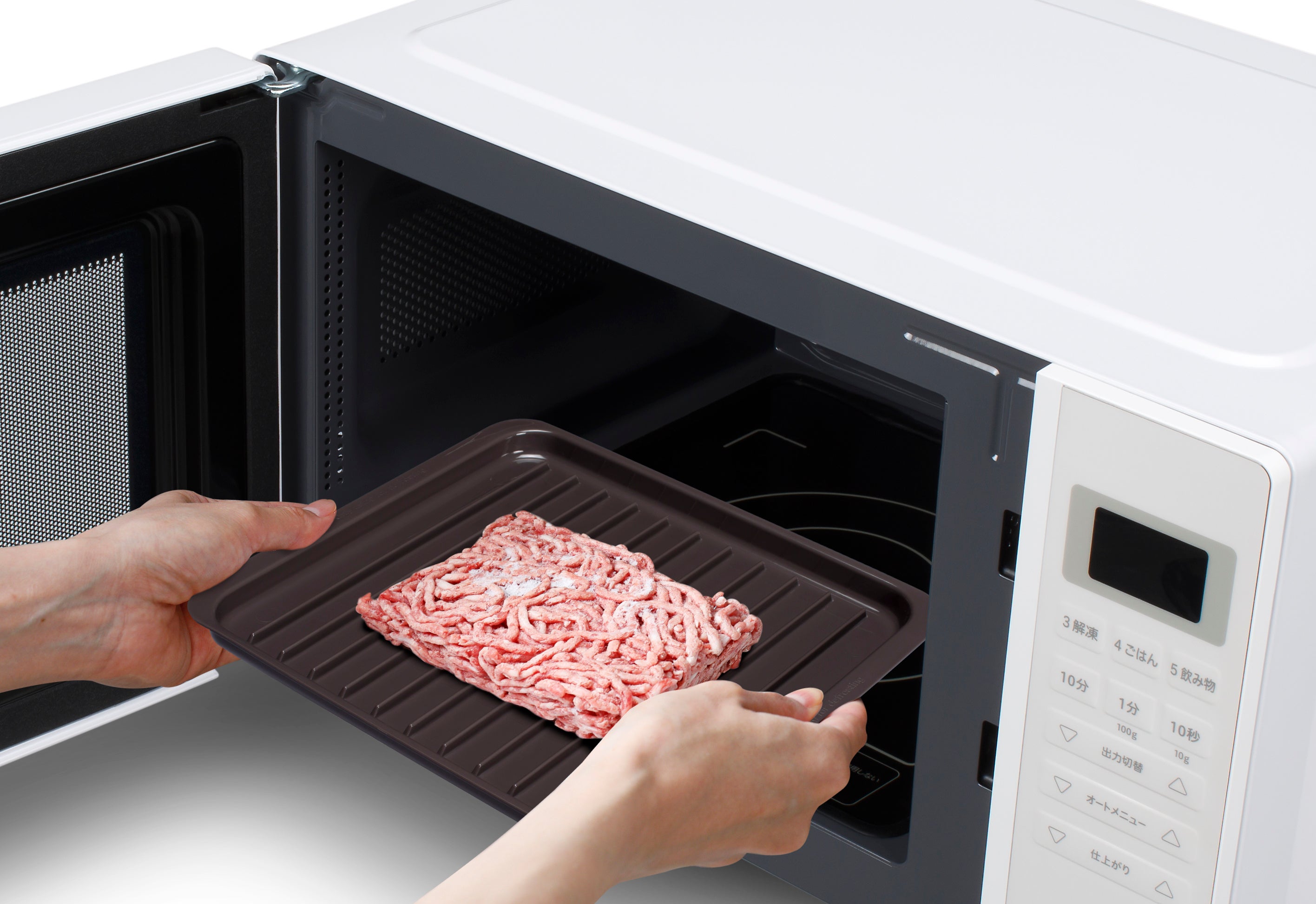 シロカの電子レンジに、新色ホワイトが登場！独自の「やさしさ解凍