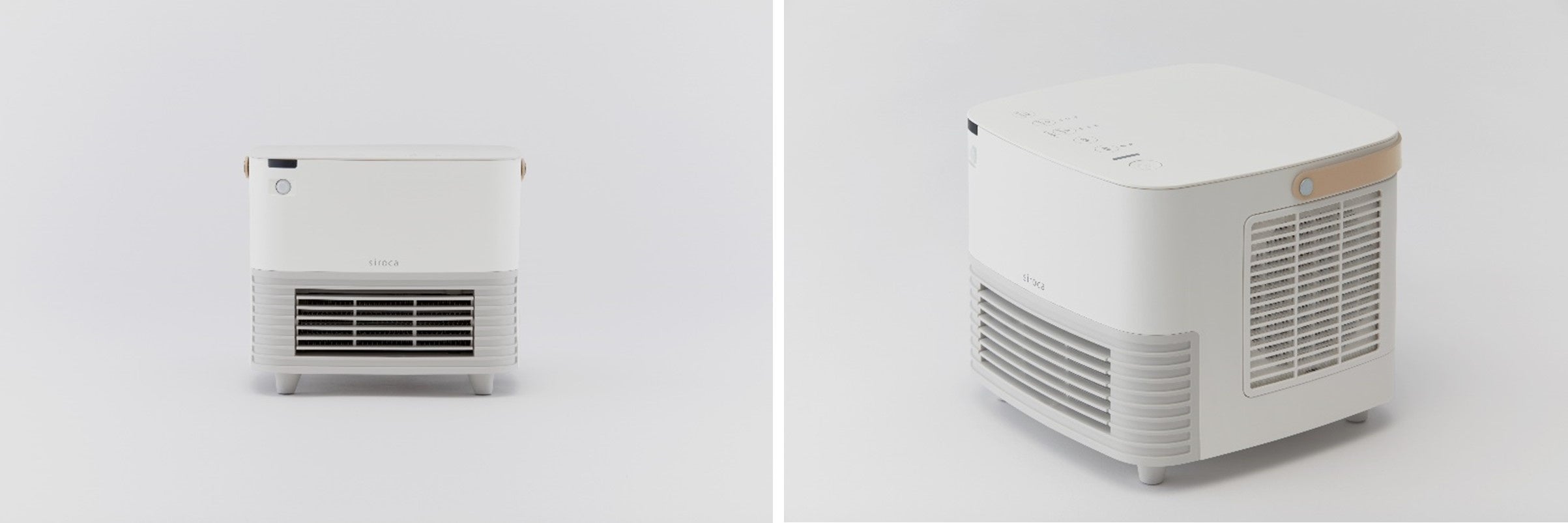 シロカの「人感センサー付き セラミックファンヒーター ポカCUBE」が