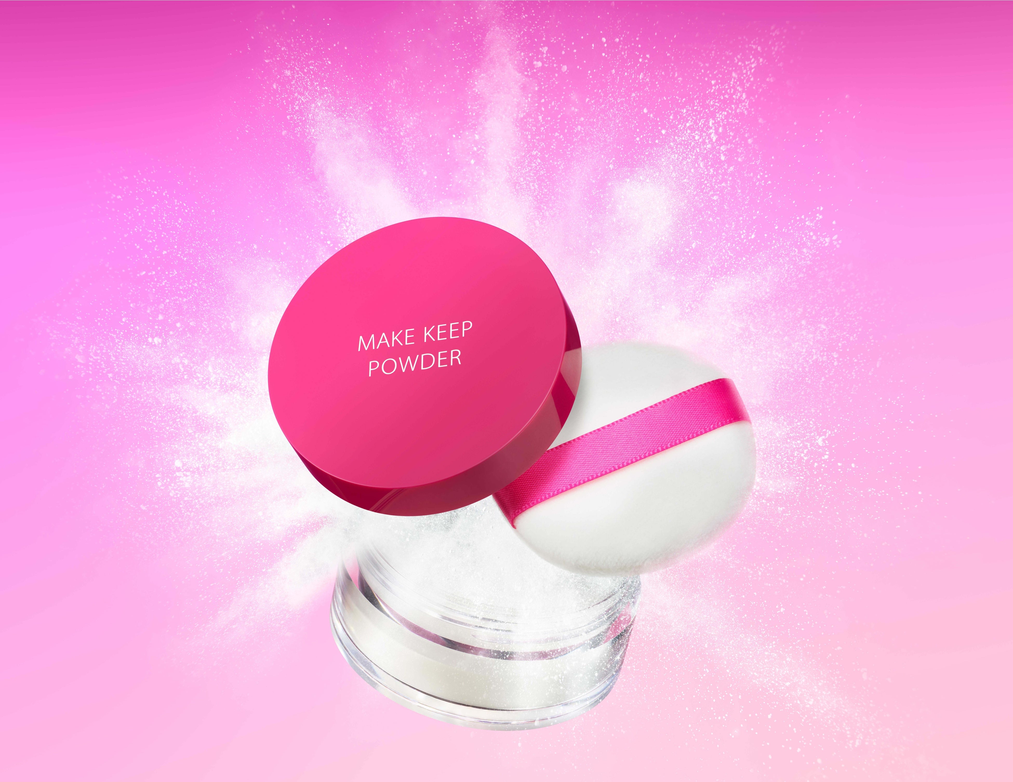 人気の「メイク キープ ミスト EX」をシリーズ化。ルースパウダーで