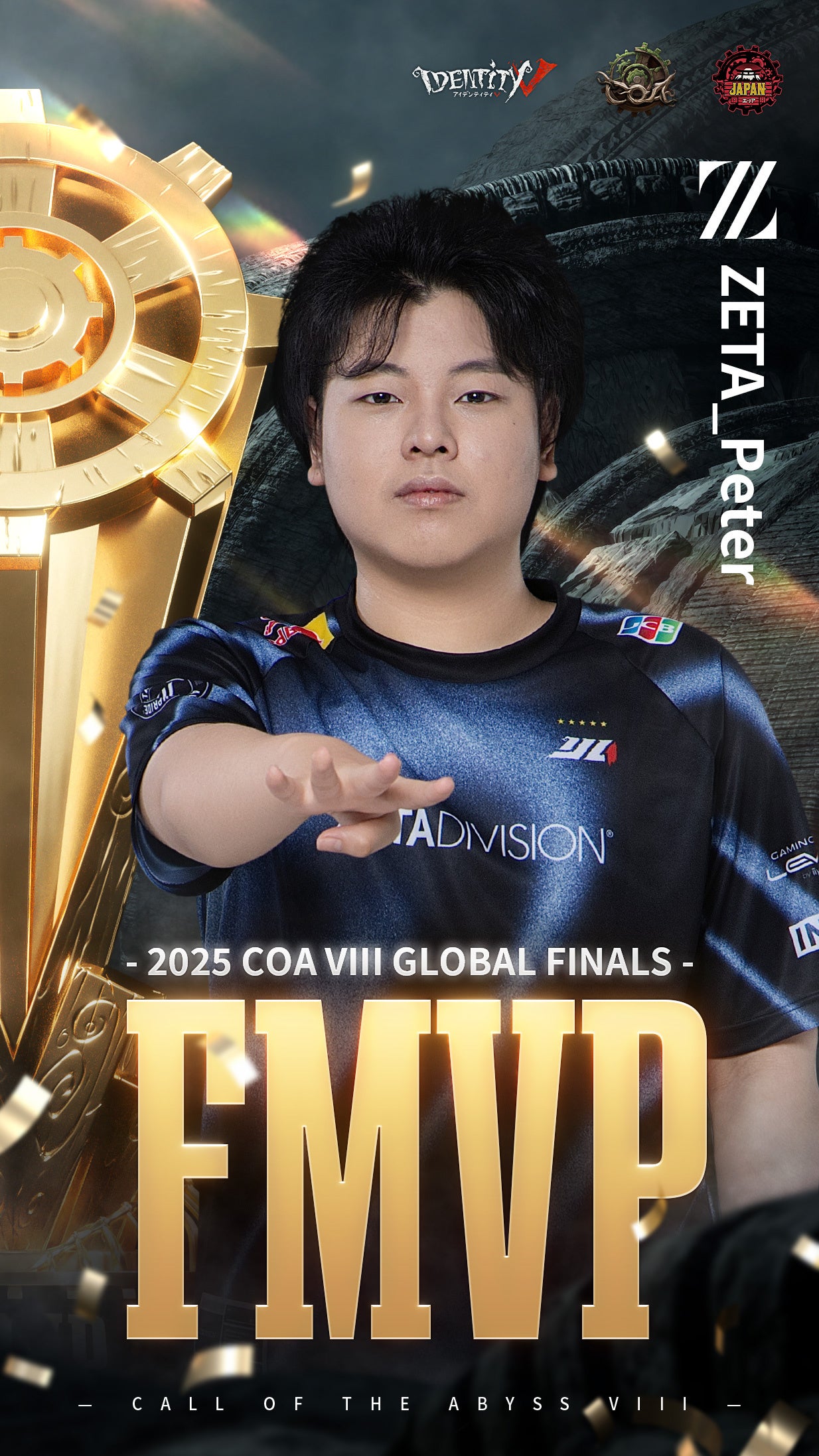 ZETA DIVISION 第五人格部門、世界最高峰『Call of the Abyss VIII』で