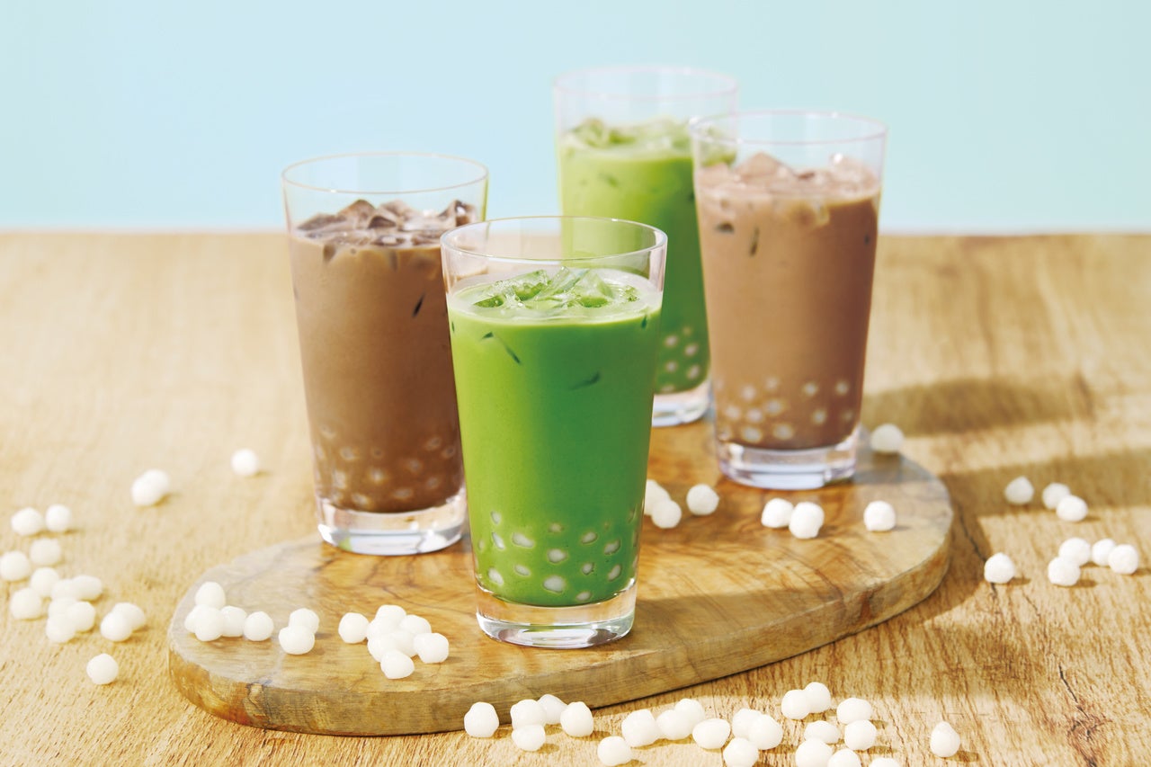 nana's green tea】8/8は「白玉の日」！ もちもち粒白玉ドリンクを