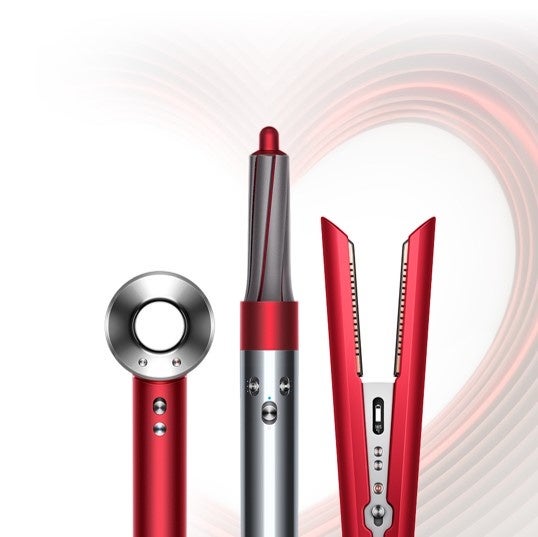 ダイソン ヘアケア製品のレッドカラー ギフティングモデルが数量限定で