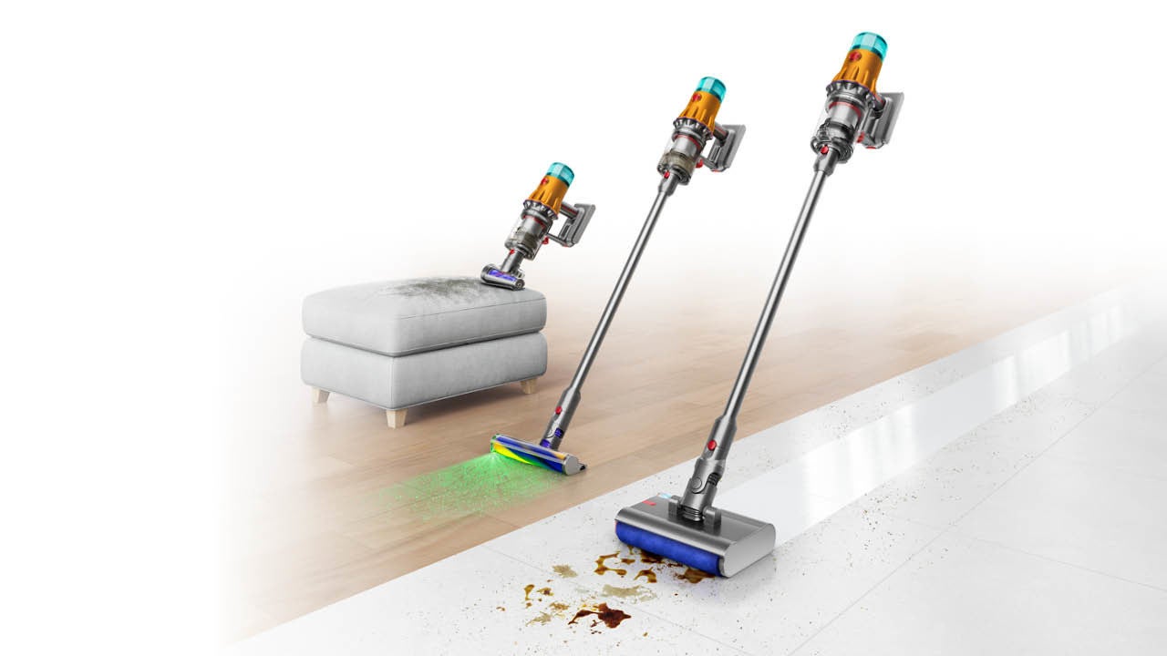 ダイソン初の水拭きもできる掃除機 Dyson V12s Detect Slim Submarine