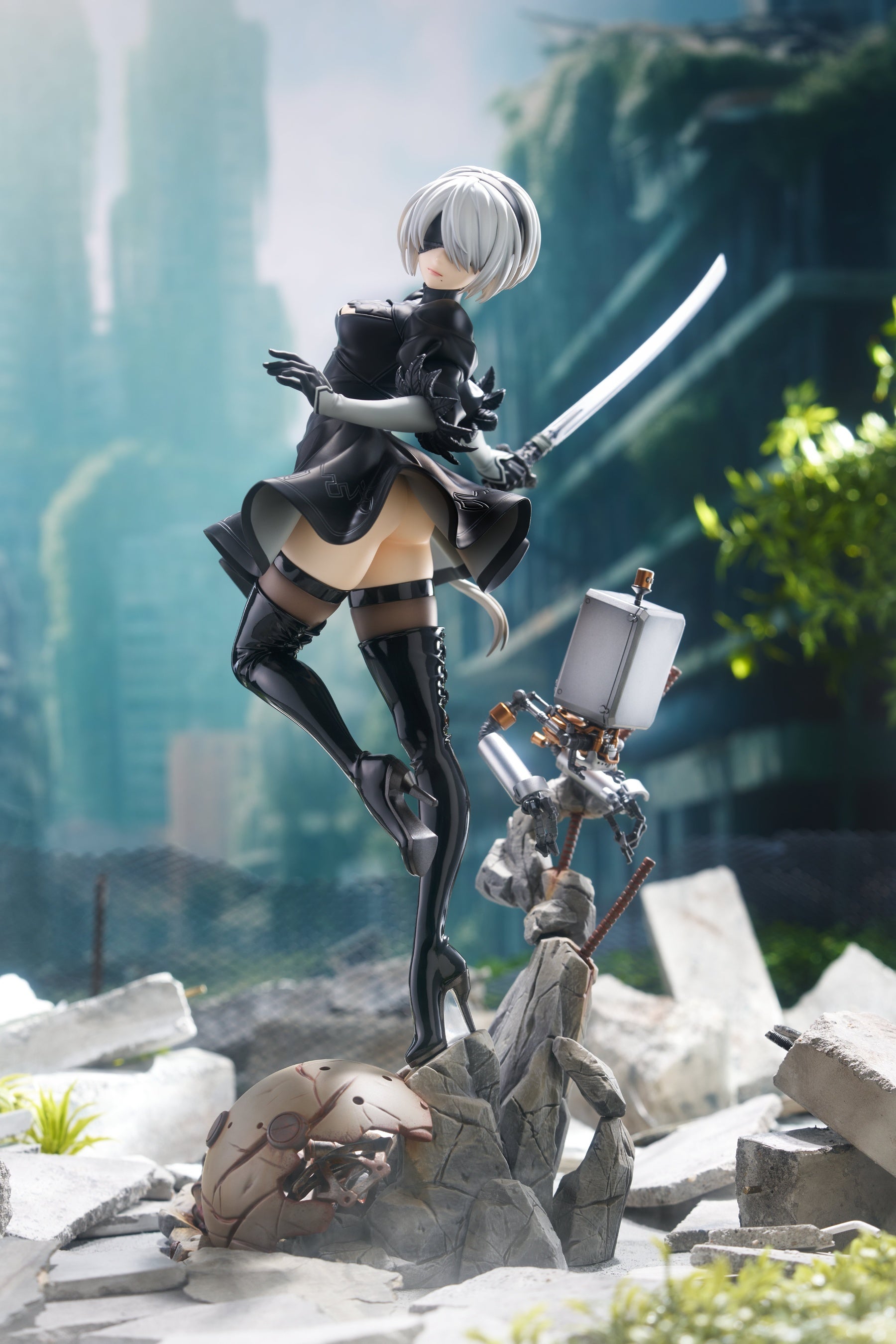 NieR:Automata Ver1.1a』より「2B」が1/7スケールフィギュアになって