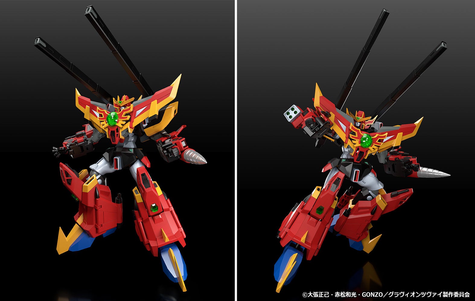 MODEROID グラヴィオン シリーズ第2弾！アニメ『超重神グラヴィオン