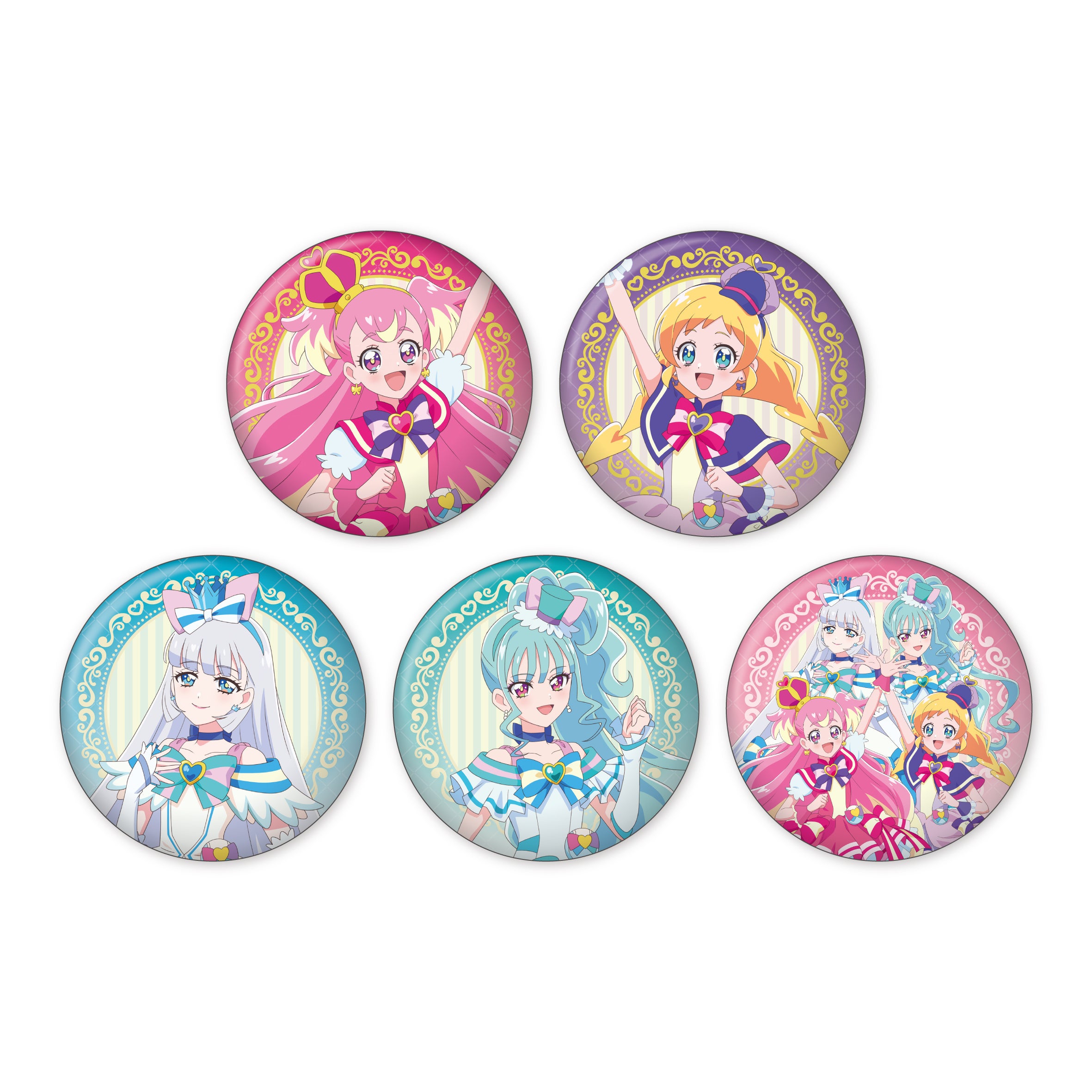 キュアワンダフル ハート缶バッジ わんだふるぷりきゅあ タワレコ