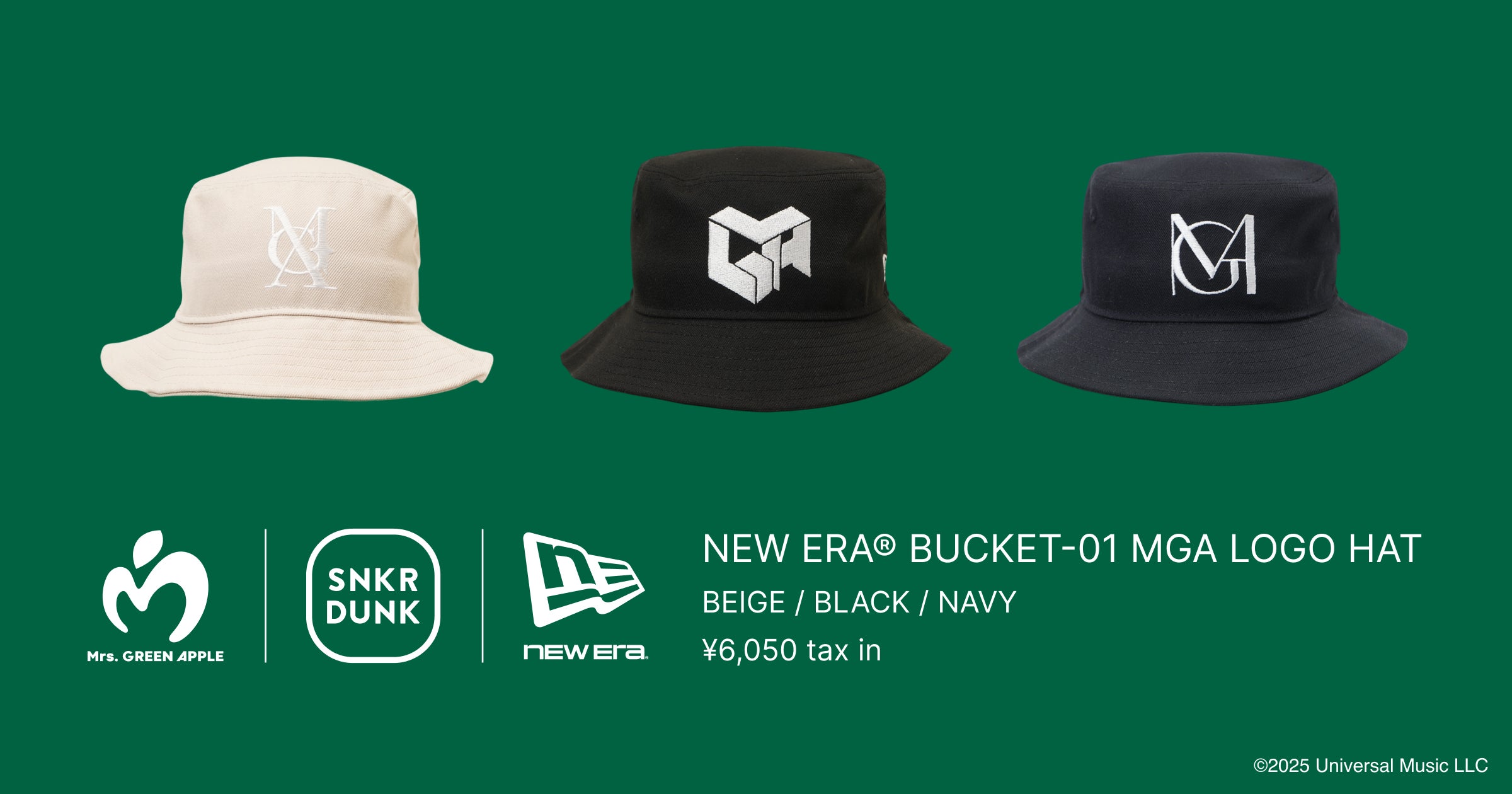 Mrs. GREEN APPLE×スニダン】NEW ERA®とのコラボレーション、ベース
