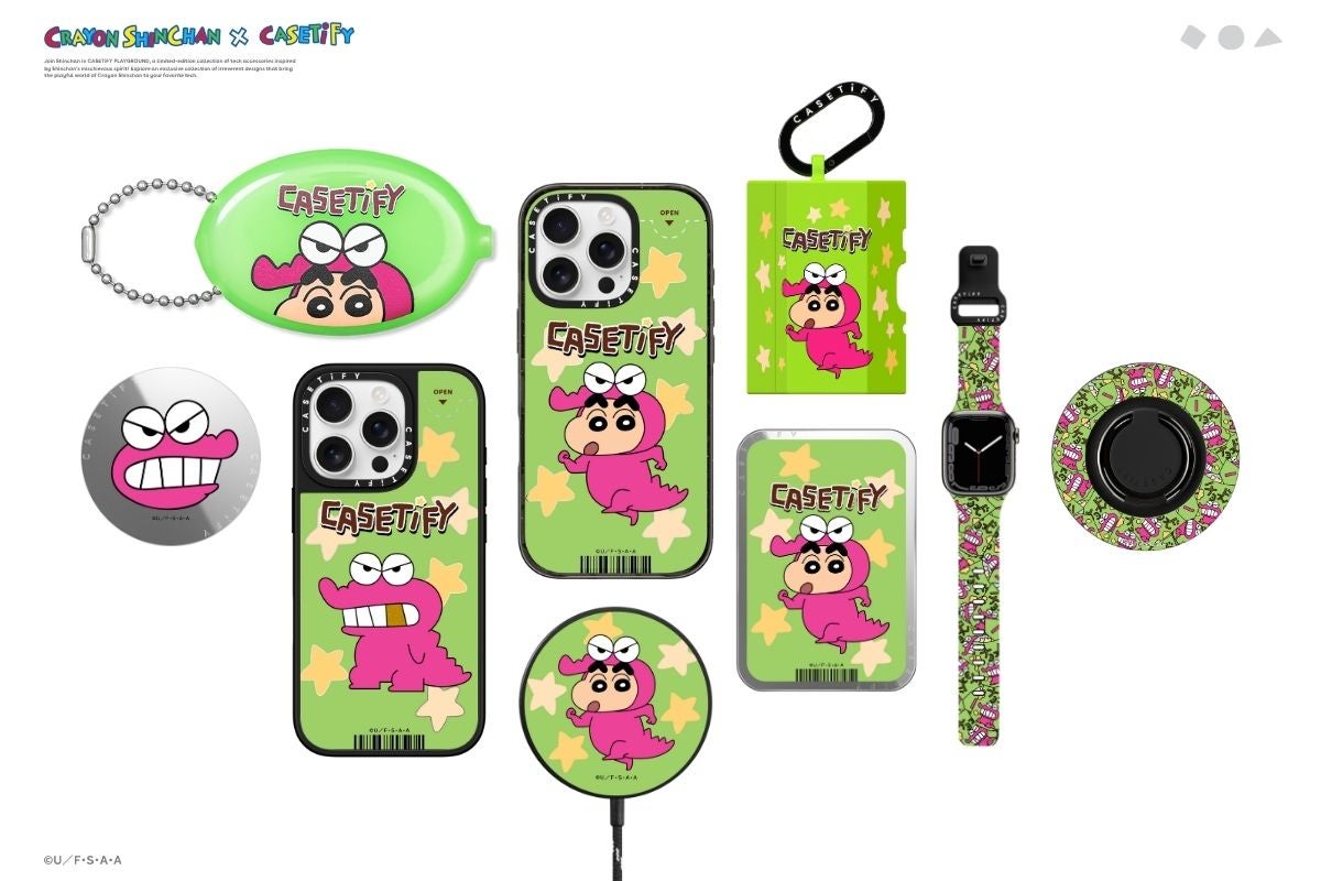 CASETiFY】「クレヨンしんちゃん x CASETiFY」遊び心全開の