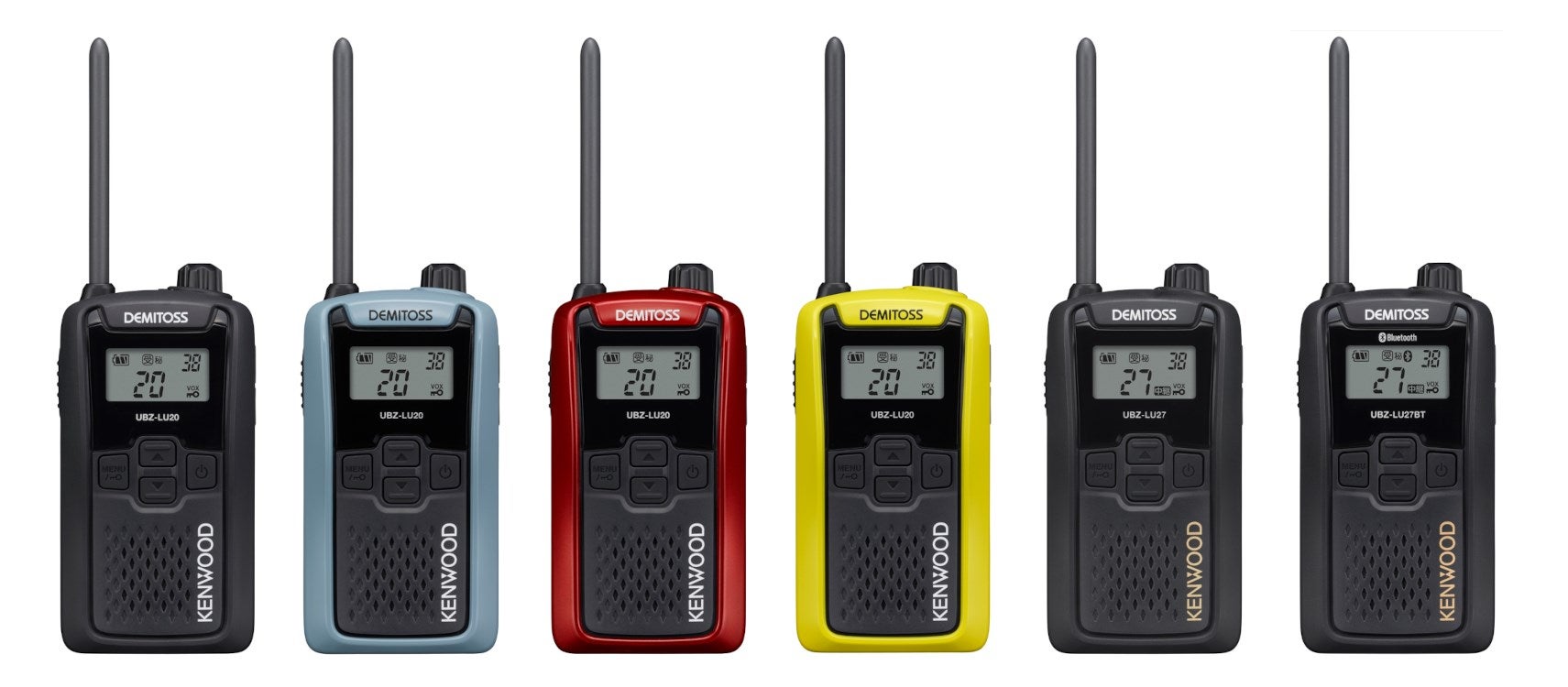 特定小電力トランシーバー“DEMITOSS”「UBZ-LU20」「UBZ-LU27」「UBZ