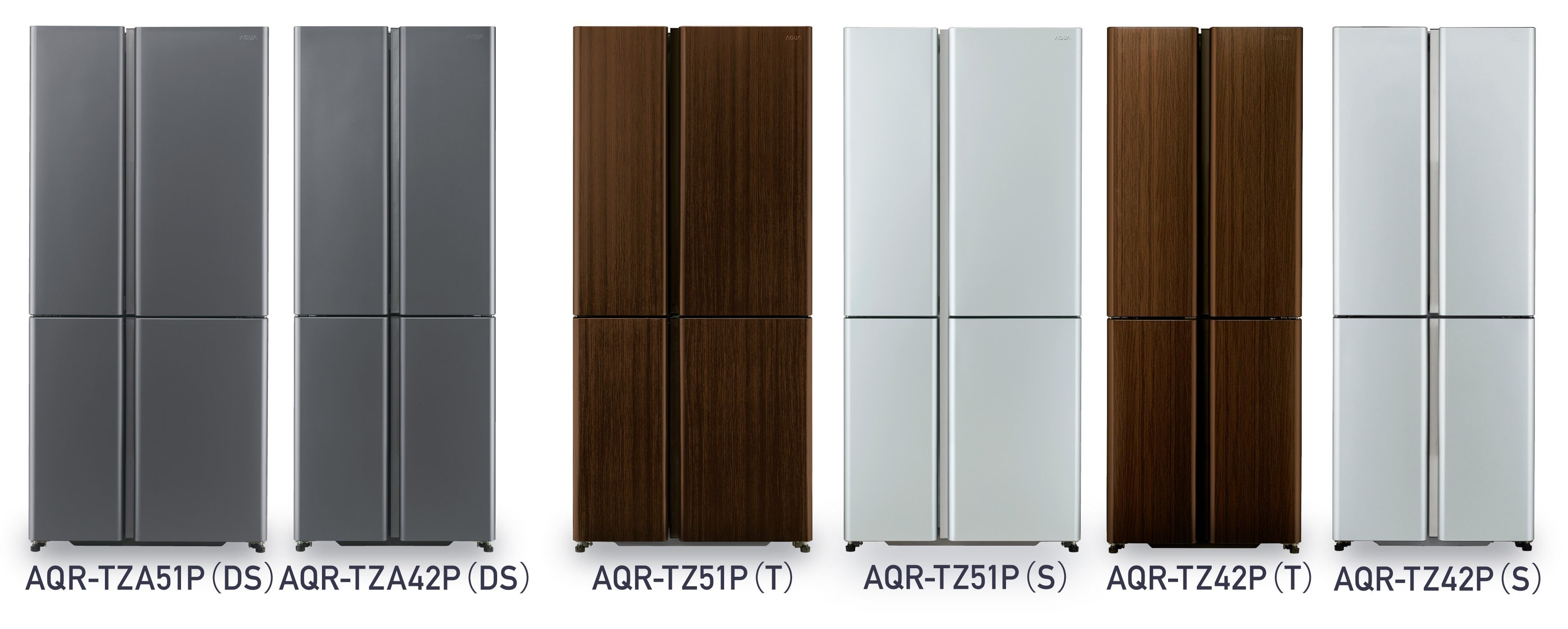 省エネ性能がアップ*した、モダンで機能的な冷蔵庫 AQUA 冷凍冷蔵庫 TZ