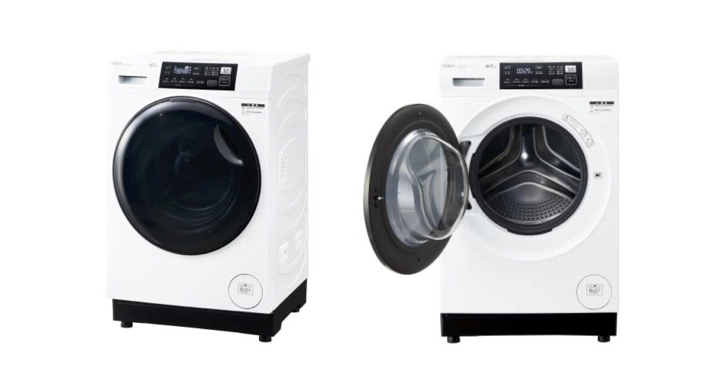 時短＆省エネで一人暮らしにもおすすめ！AQUA ドラム式洗濯乾燥機