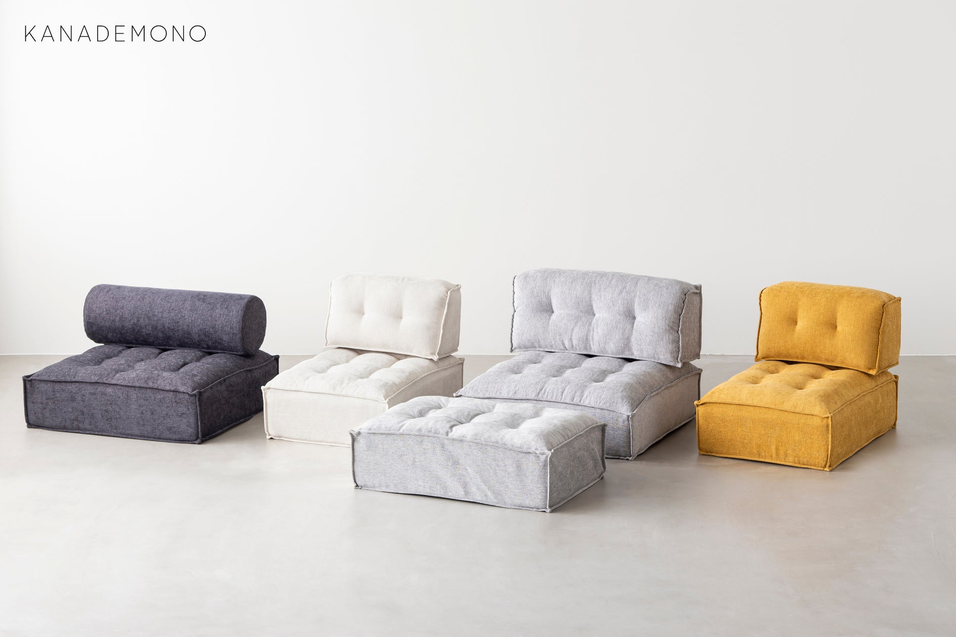 KANADEMONO初のオリジナルソファを発売開始。20種類のソファパーツを
