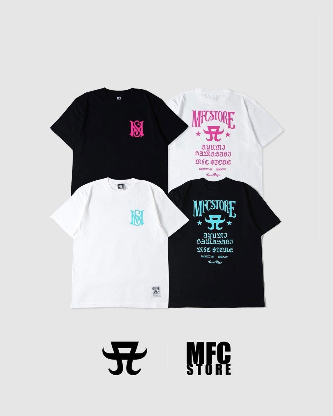 福岡限定 浜崎あゆみ×MFC STORE フーディー パーカー グレー Mサイズ