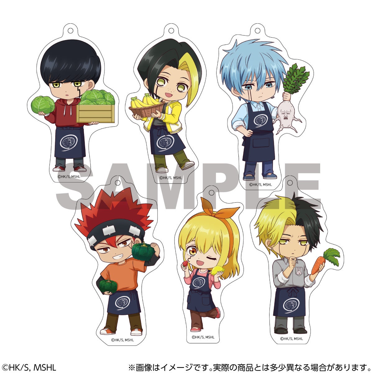 アニメ『マッシュル-MASHLE-』より、描き起こしデフォルメイラストを