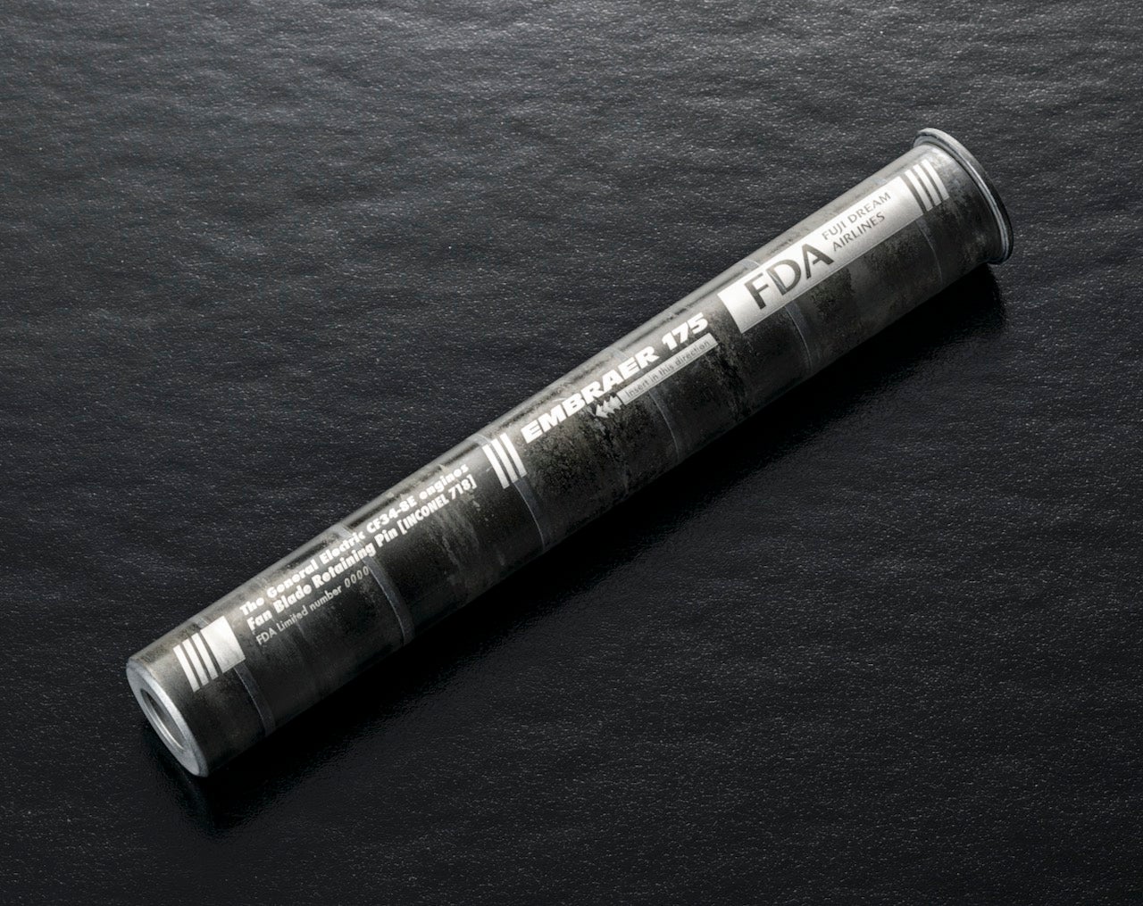 FDA 航空機中古部品「ファンブレードピン」新デザインでの限定販売