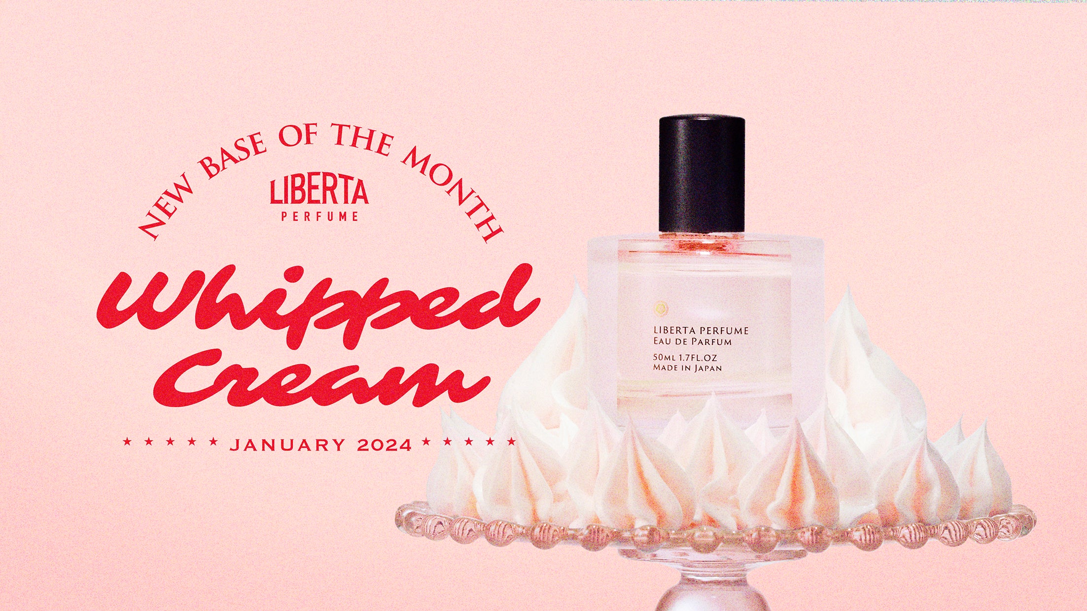 リベルタパフュームより、季節限定のホイップクリームの香りが登場