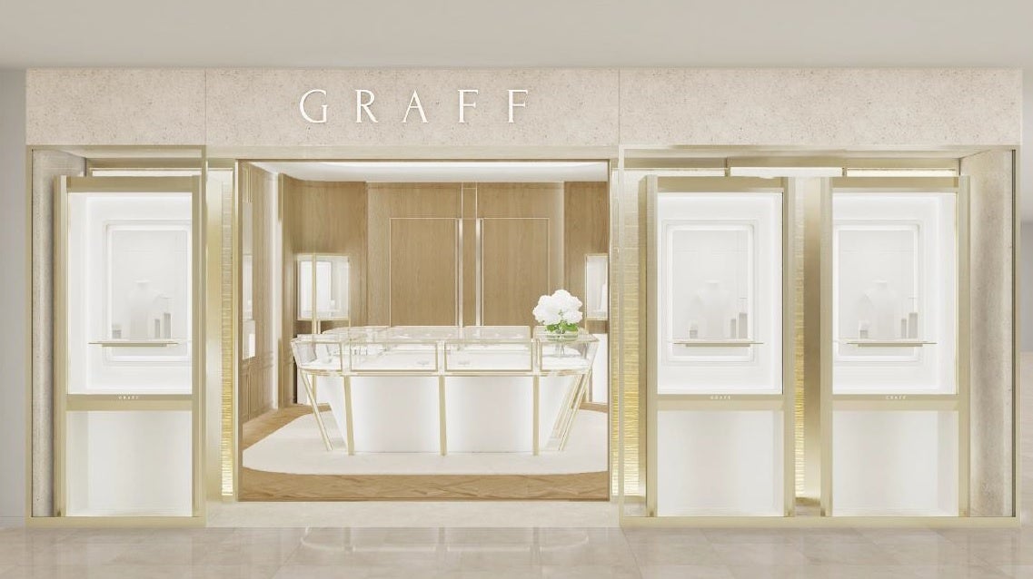 高島屋 ホワイトゴールドブローチ 流線型 デザイン 高島屋 ホワイト