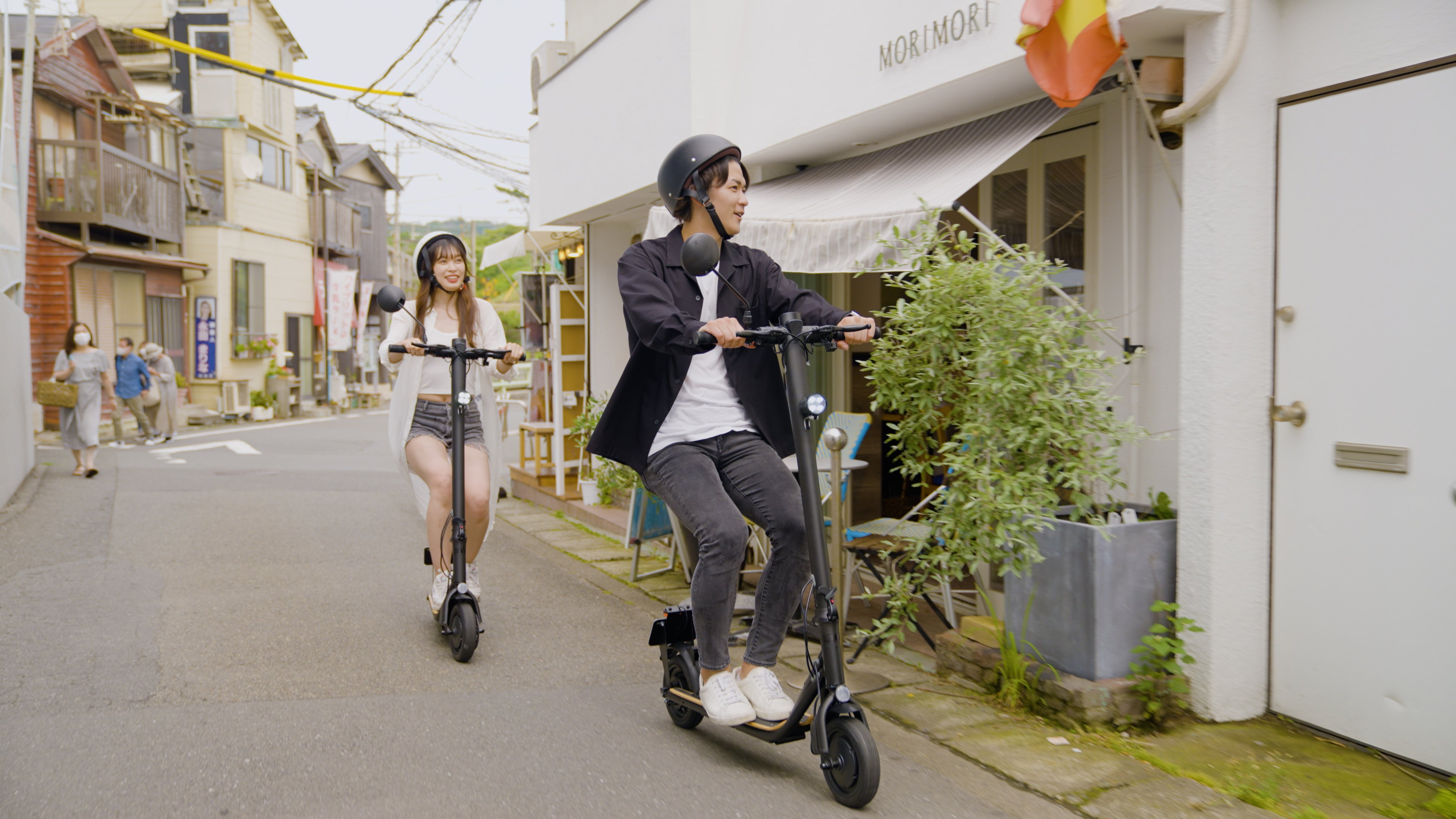 MEISTER.F】「一般原付区分」電動キックボード 春のおでかけ