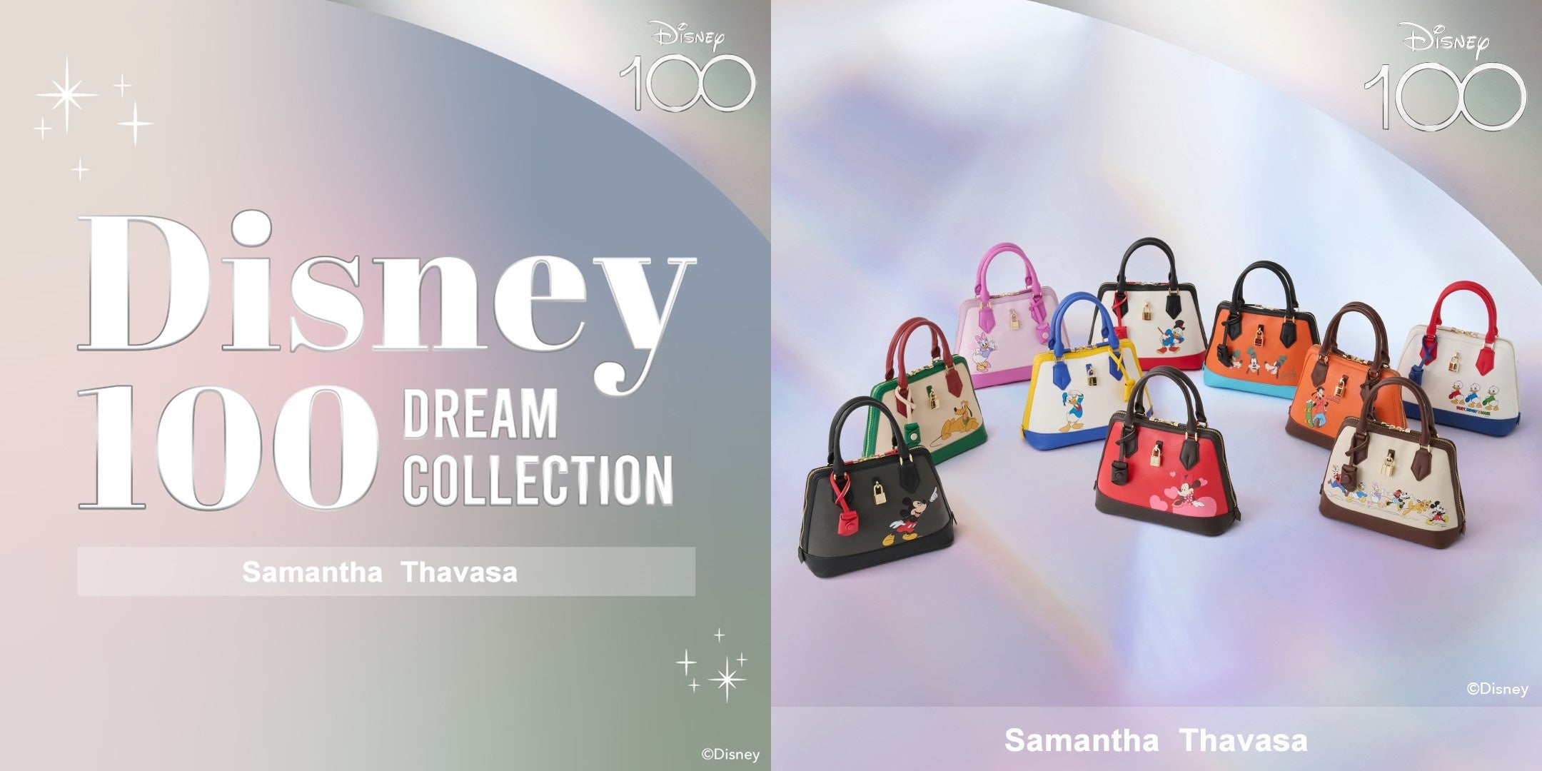 サマンサタバサが「Disney100 THE MARKET in 伊勢丹新宿店」にて