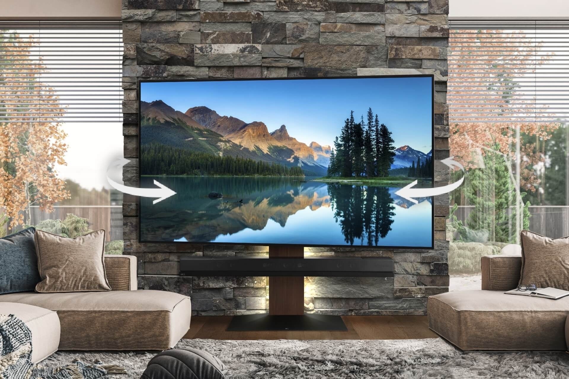 WALL】視聴空間をもっと自由に。左右首振り機能を搭載した新商品 WALL