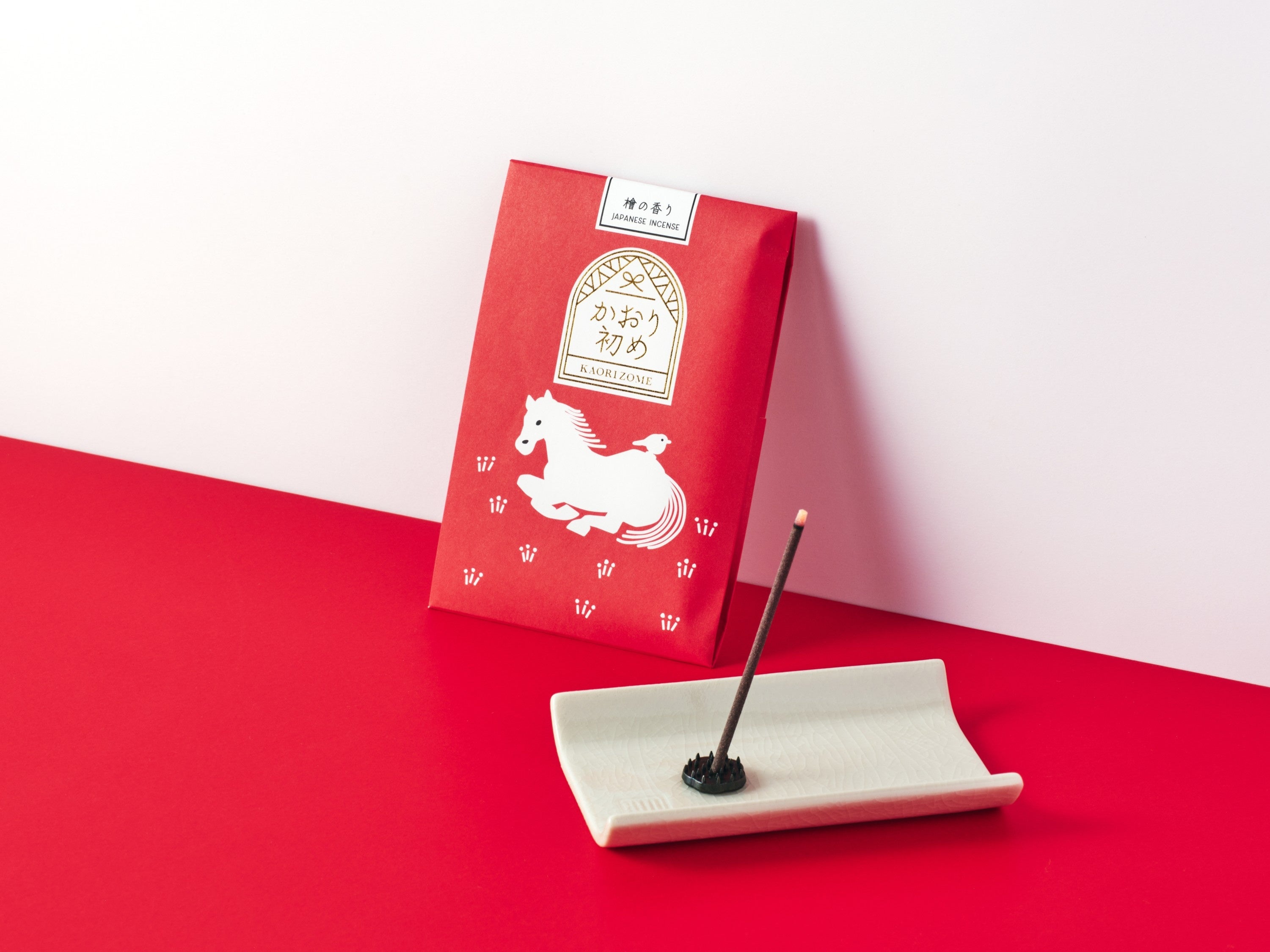 日本香堂、2026年干支「午」モチーフの限定お香セット3商品を発売