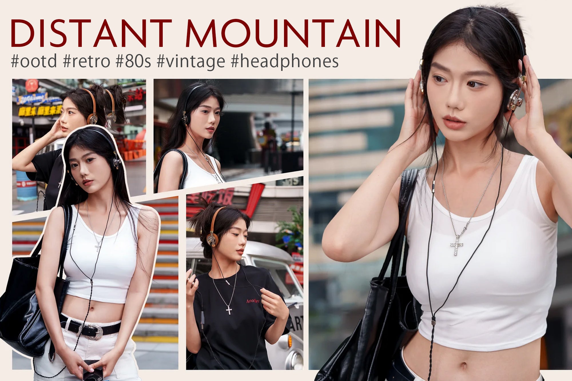 80sレトロスタイルと最新の音響設計が融合した有線オンイヤー