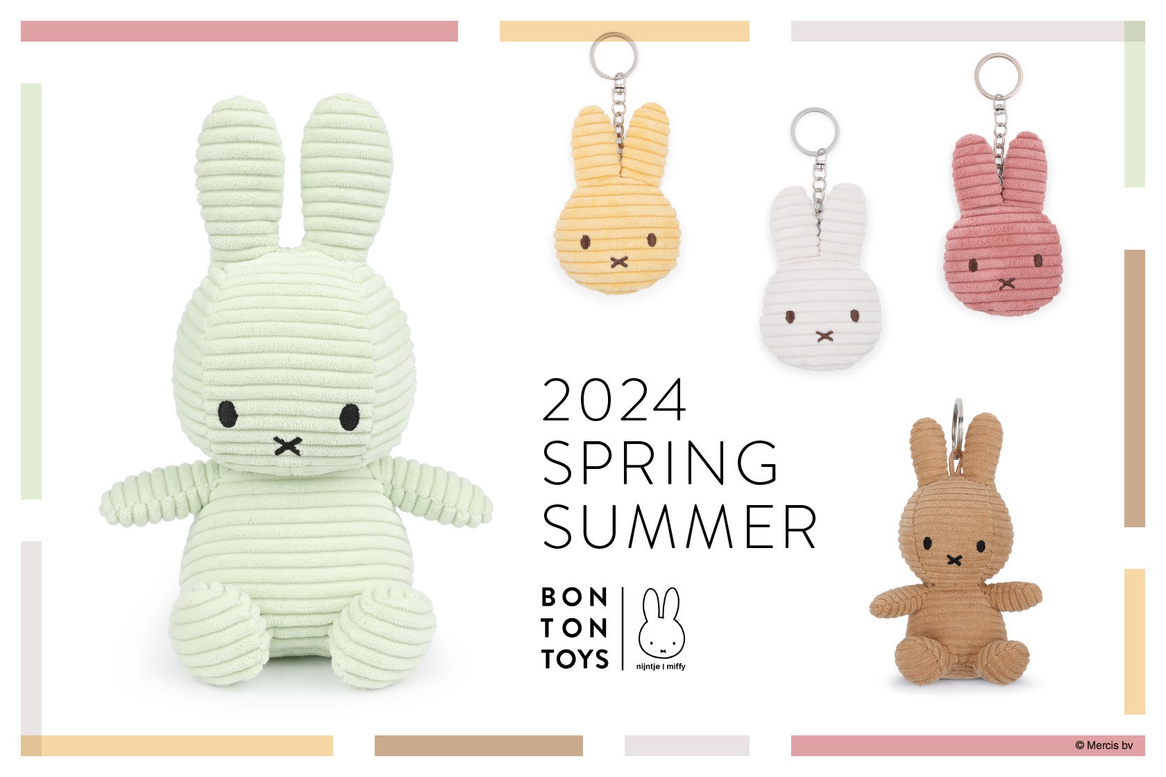 BON TON TOYS』よりミッフィーのぬいぐるみに新作が登場！累計販売台数