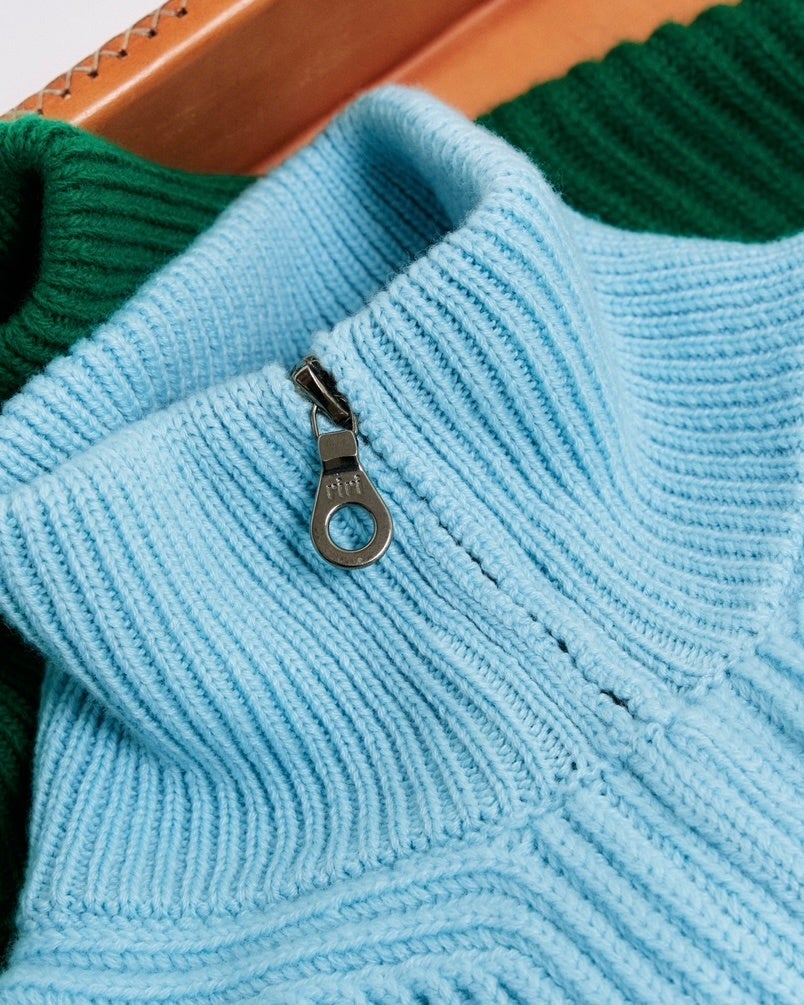 Corgi コーギー ジーロンメランジセーター Corgi】カシェート別注6plyジーロンラムズウールノルディック柄