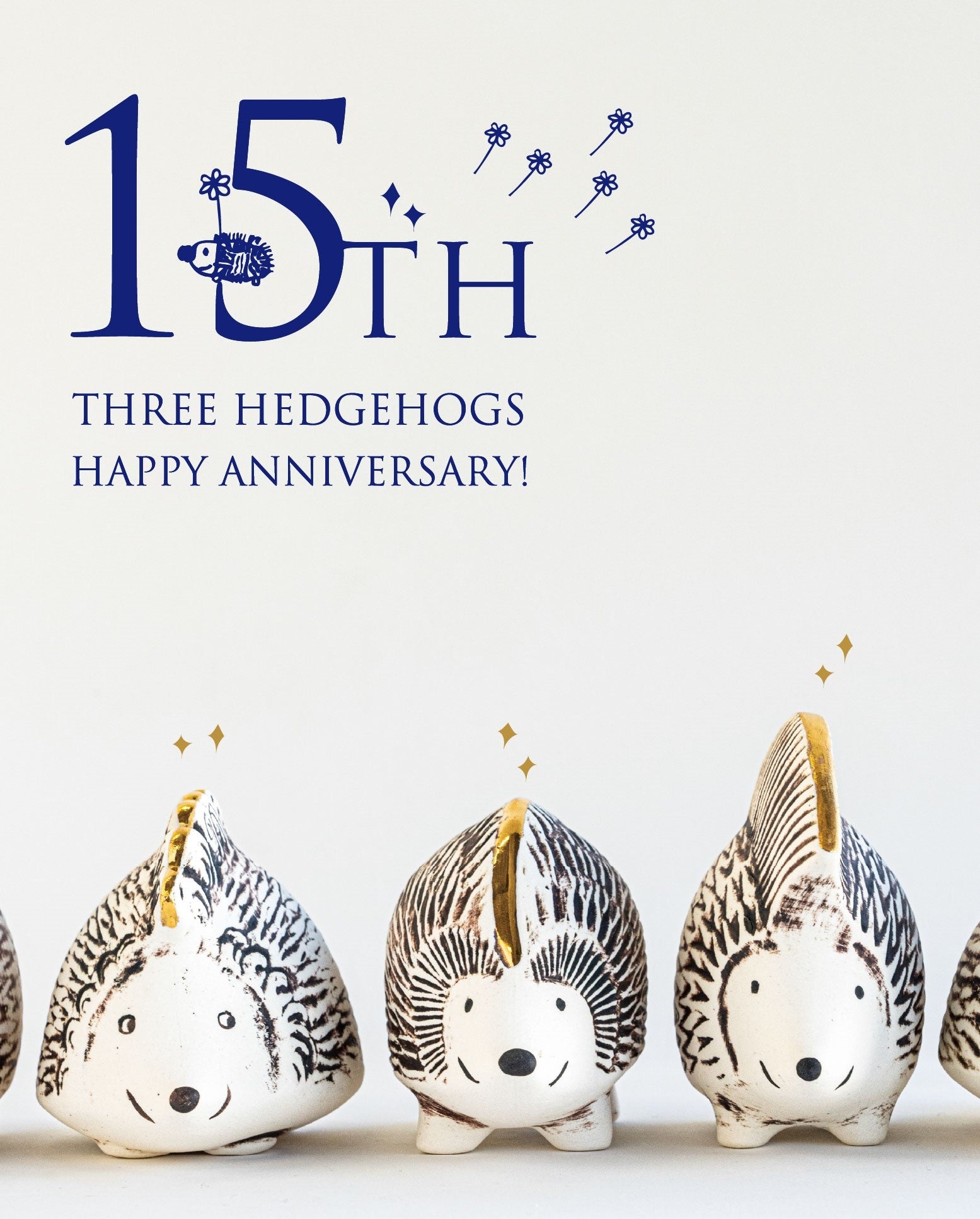 限定・予約販売】リサ・ラーソンの全世界限定陶器「金のはりねずみ3