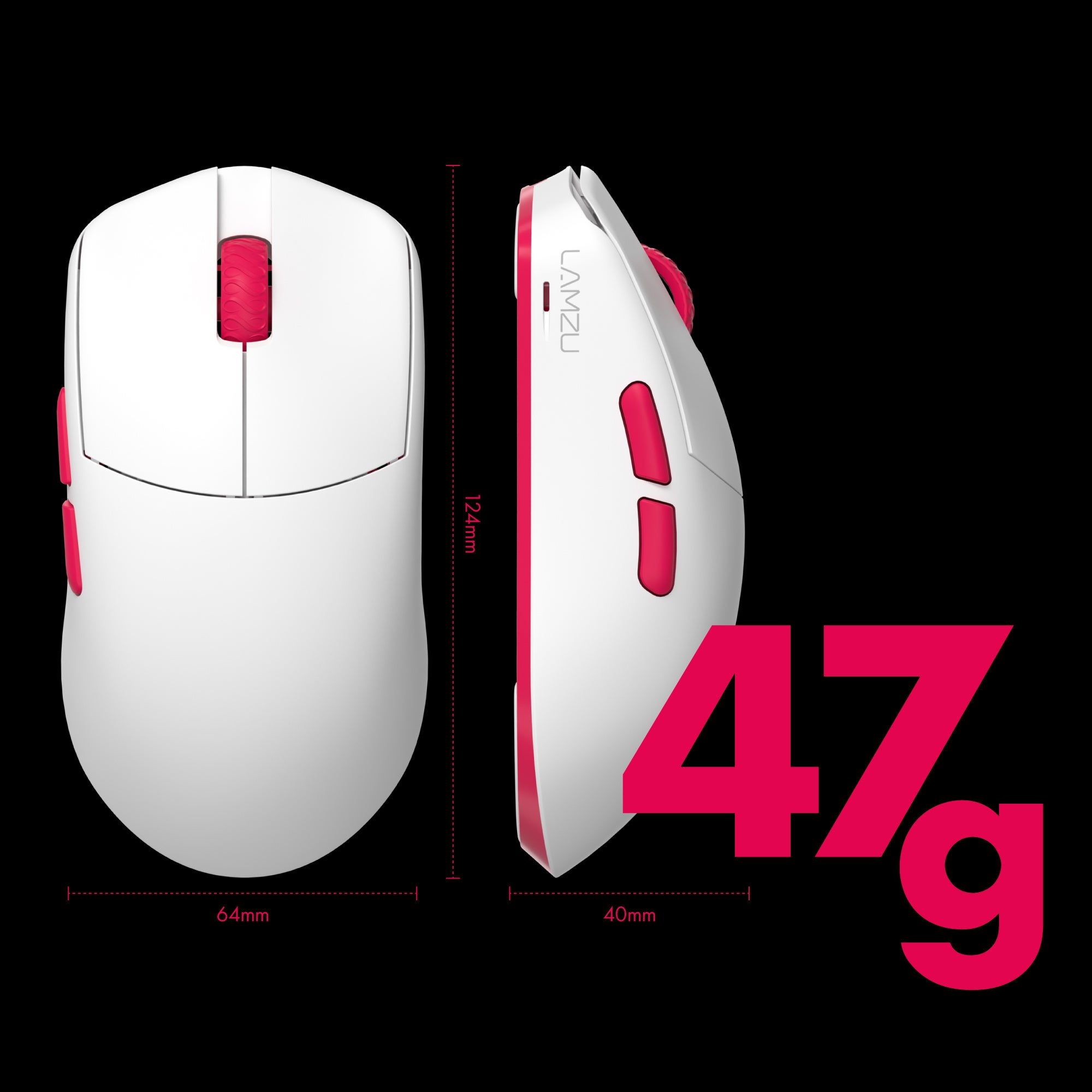 REJECT GEAR】LAMZUとコラボレーションしたワイヤレスゲーミングマウス