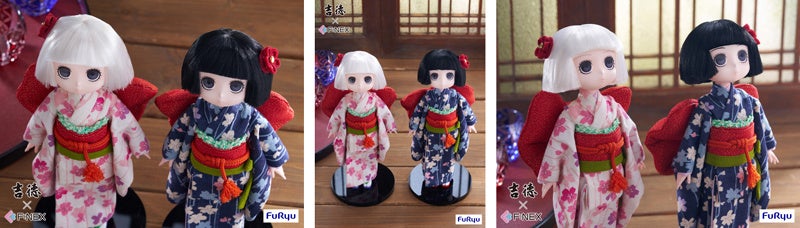 鬼灯の冷徹」より双子の座敷童が『F:NEX』人気シリーズ“日本人形