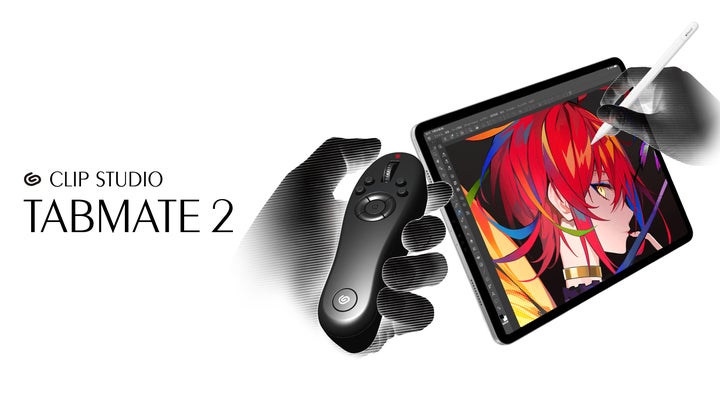 iPadOS・iOSに対応したワイヤレスの片手入力デバイス「CLIP STUDIO