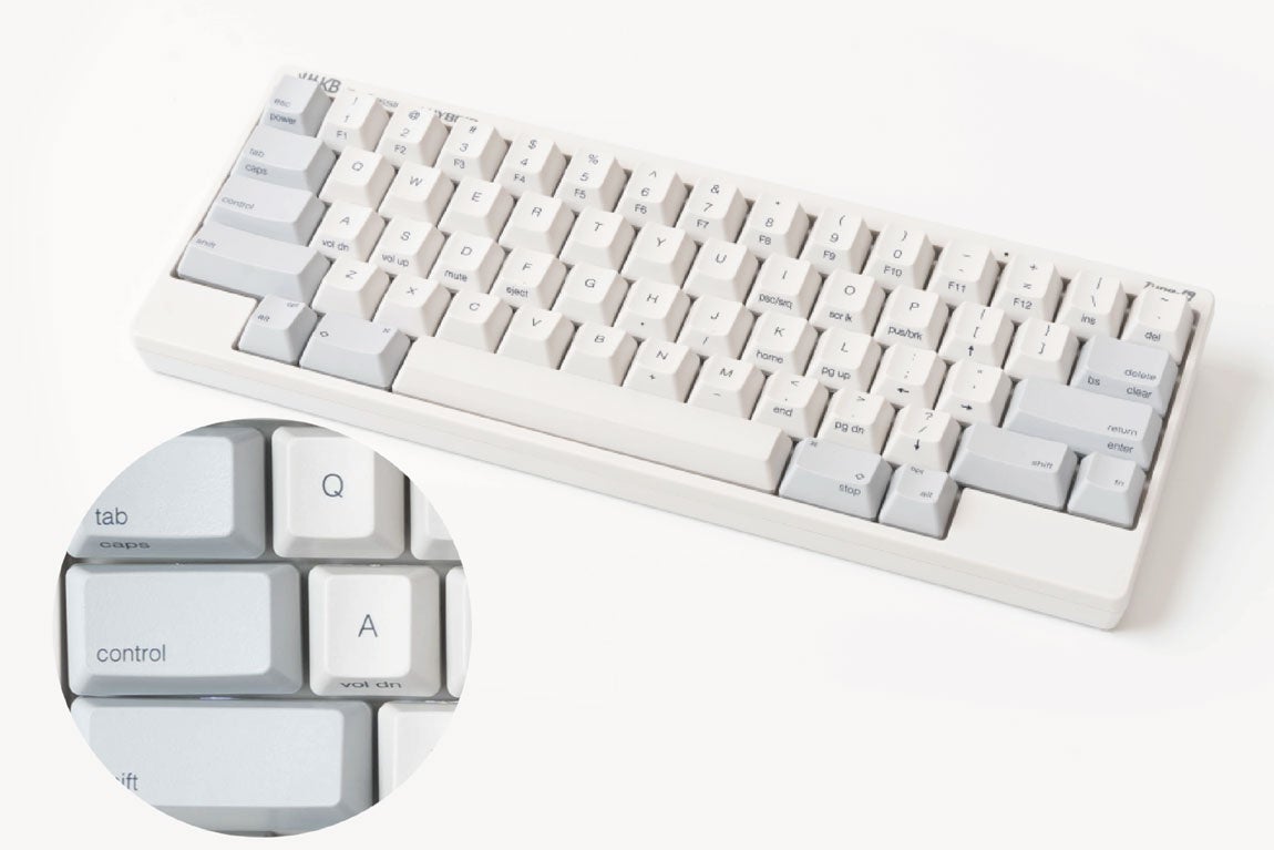 HHKB Professionalシリーズ白・墨の中央印字デザインキートップセット