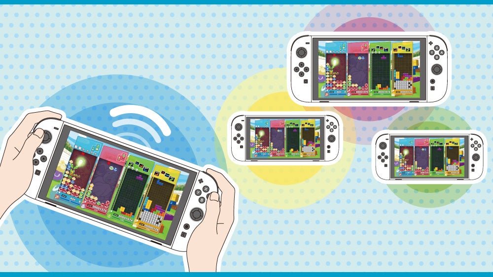 おすそわけ通信」で離れた友達とも気軽にぷよテト勝負！Nintendo