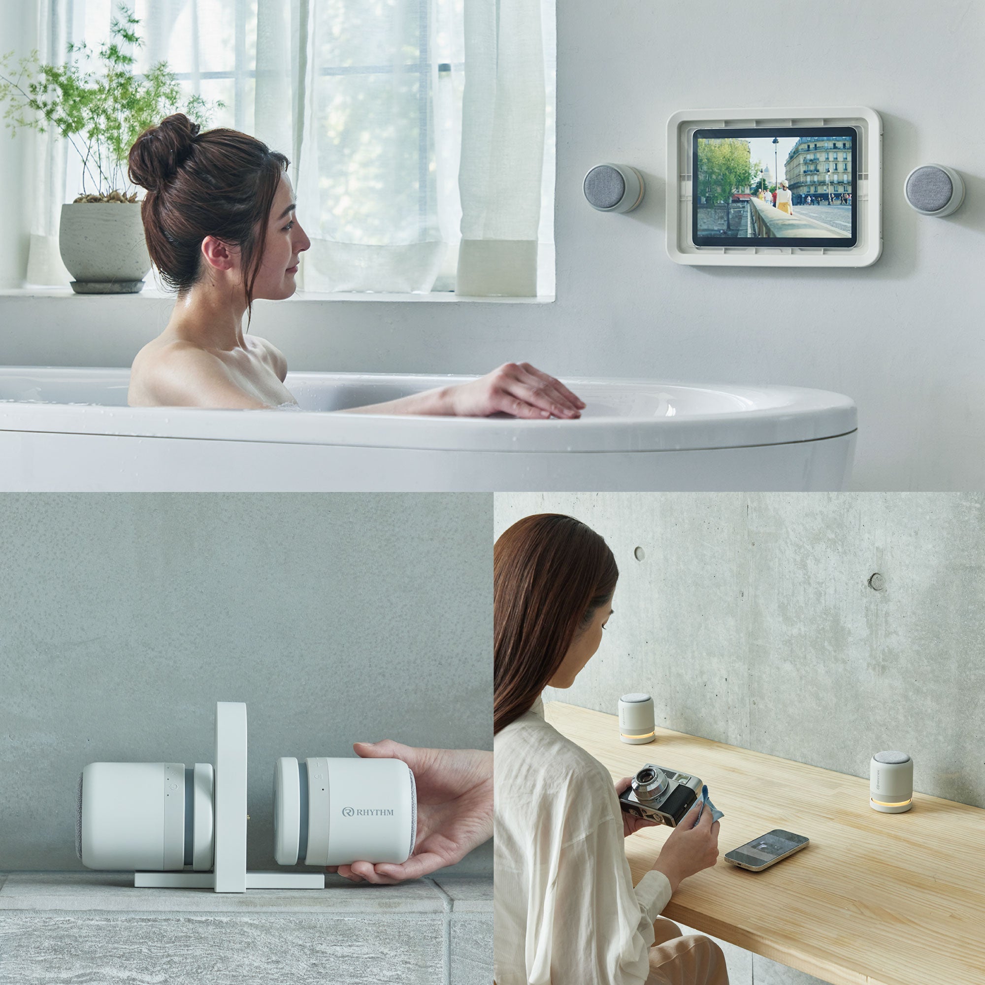 どこでも最高の音体験、くつろぎの防水ポータブルシアタースピーカー