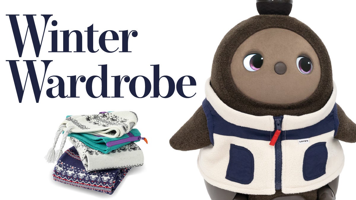 LOVOTウェア』から冬を楽しむアイテムが登場！ ジャガード織の帽子や