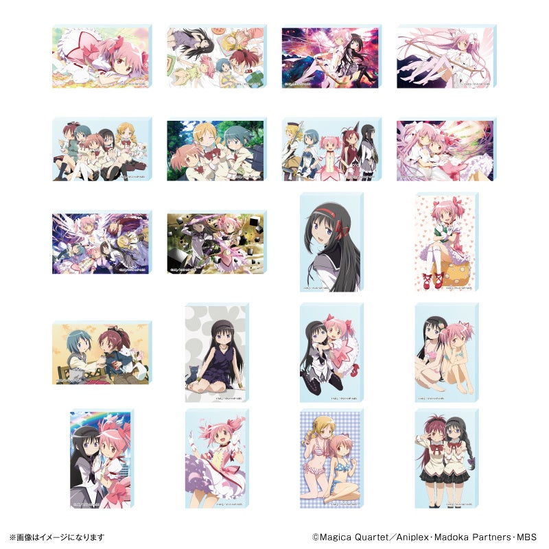 魔法少女まどか☆マギカ」から鹿目まどか、暁美ほむら、巴マミ、美樹