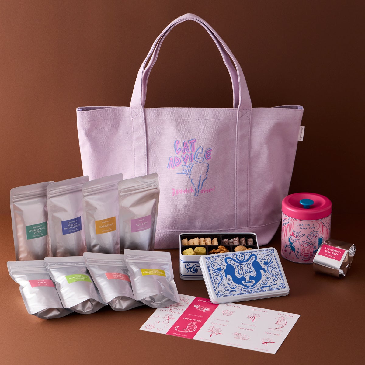 Afternoon Tea】紅茶を楽しむ福袋「ニューイヤーズバッグ2025」予約