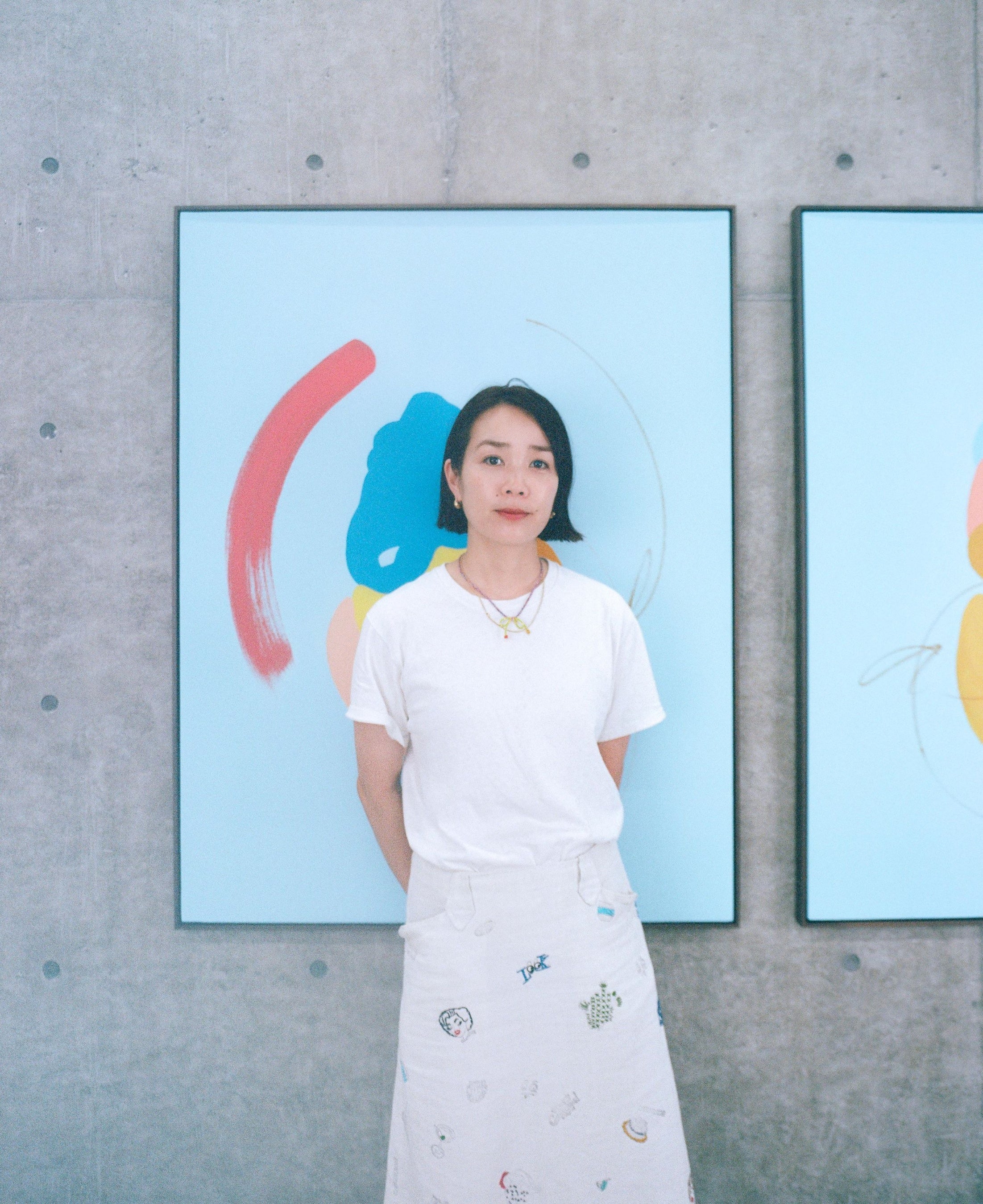 銀座 蔦屋書店】アーティスト⼭瀬まゆみの個展「Whatʼs beyond blue