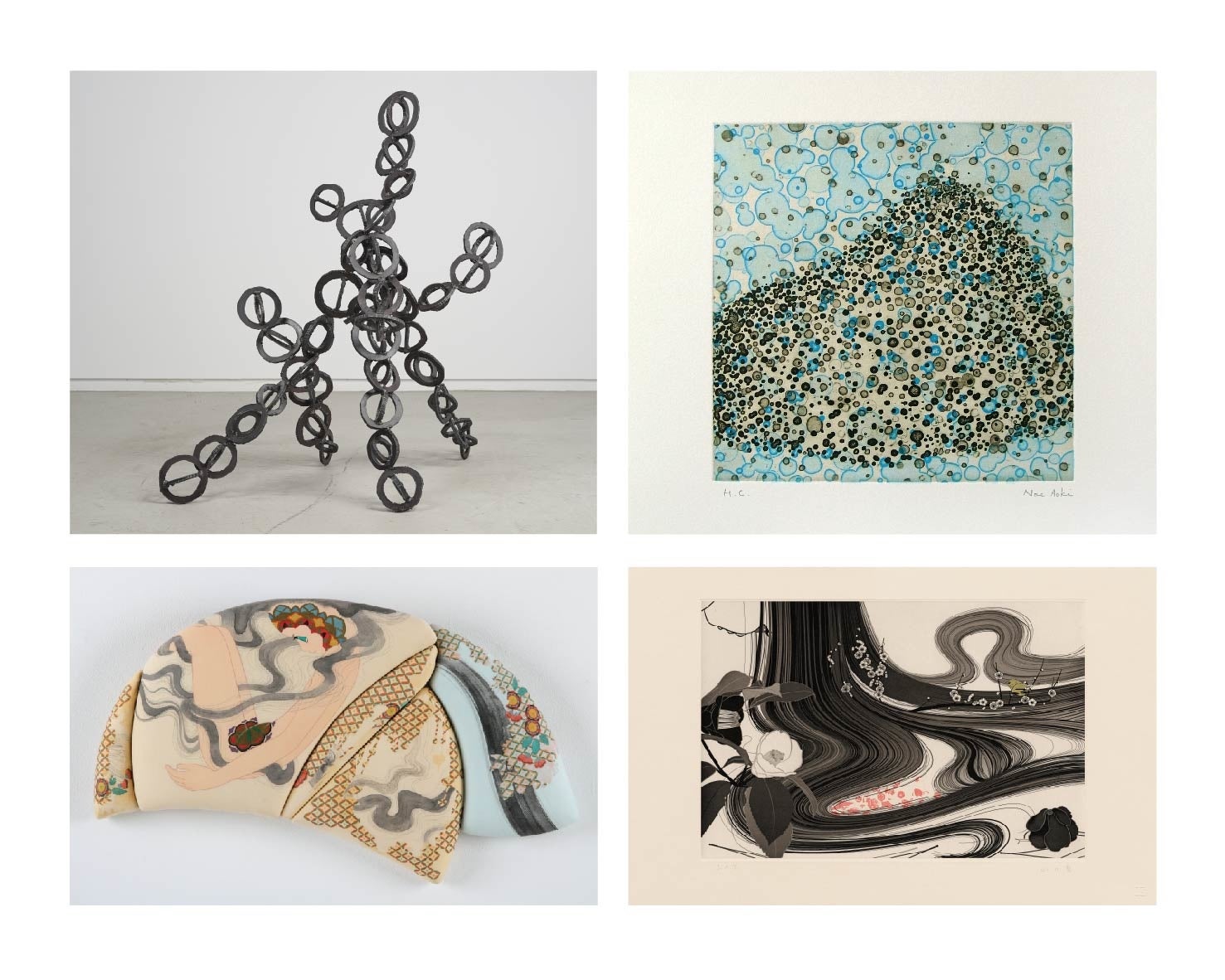 銀座 蔦屋書店】アーティスト・青木野枝 と山口藍の二人展「山と空」を