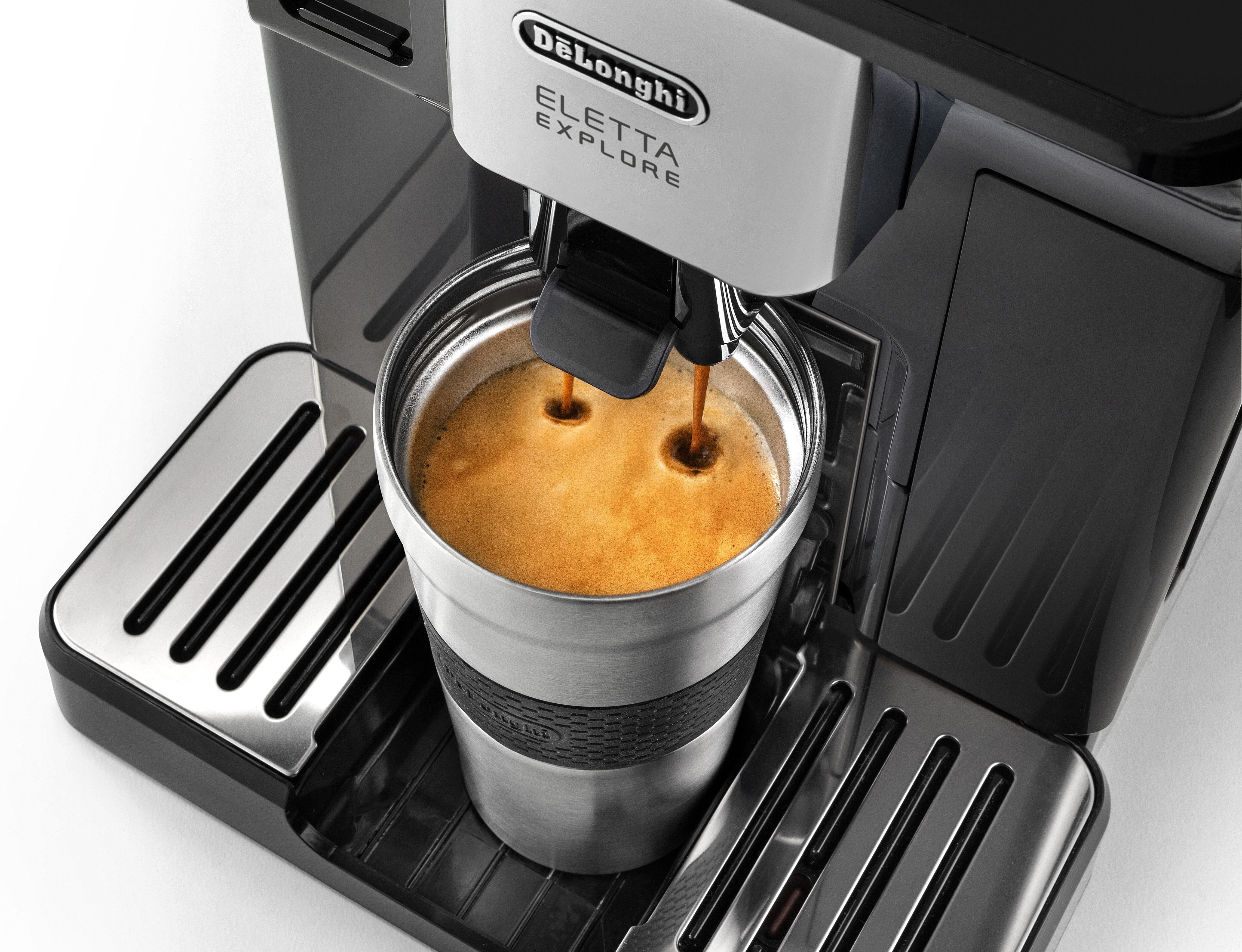 デロンギ エレッタ エクスプロア Wi-Fiモデル全自動コーヒーマシン