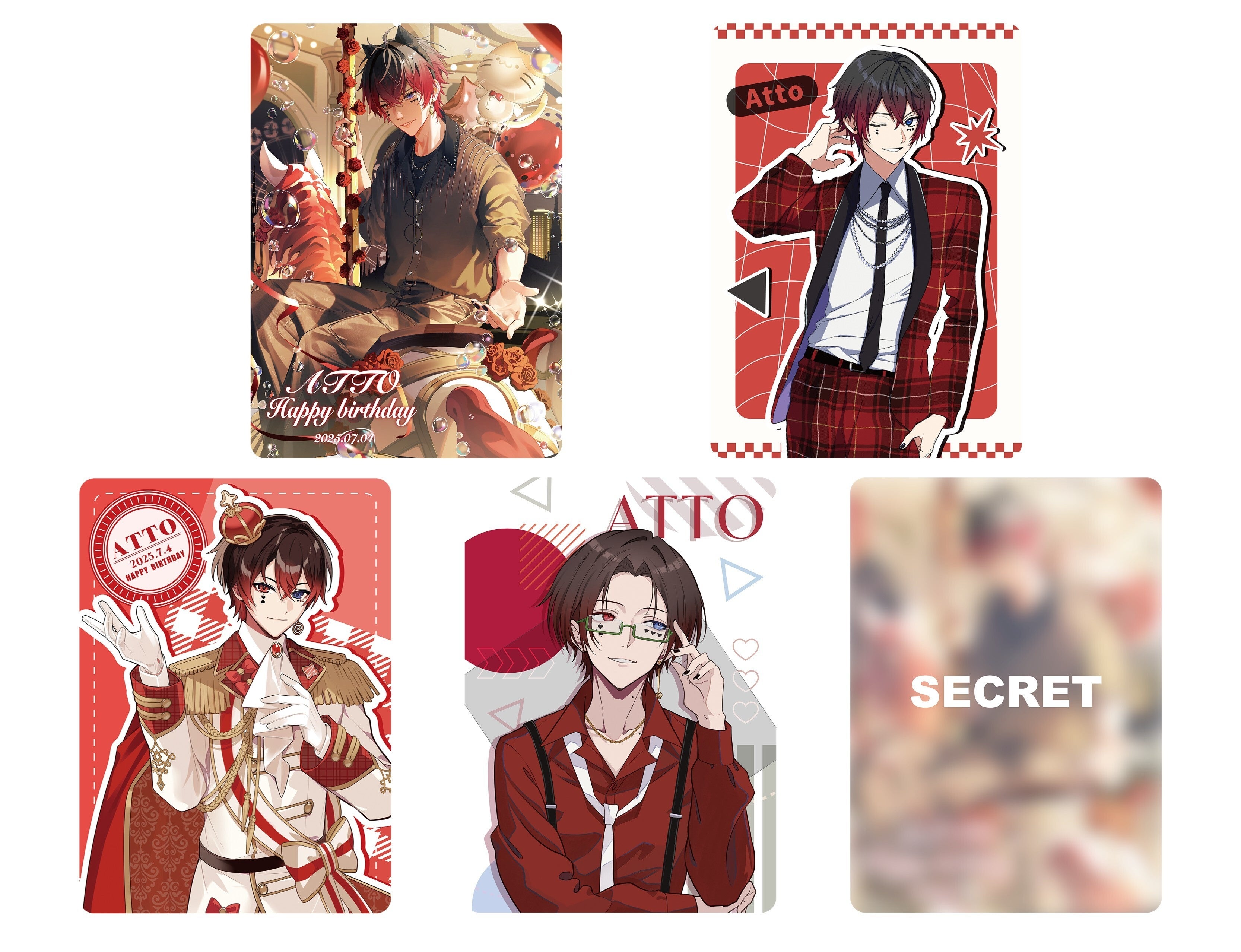 STPR所属のあっと(AMPTAKxCOLORS)、誕生日の7月4日にバースデーグッズ