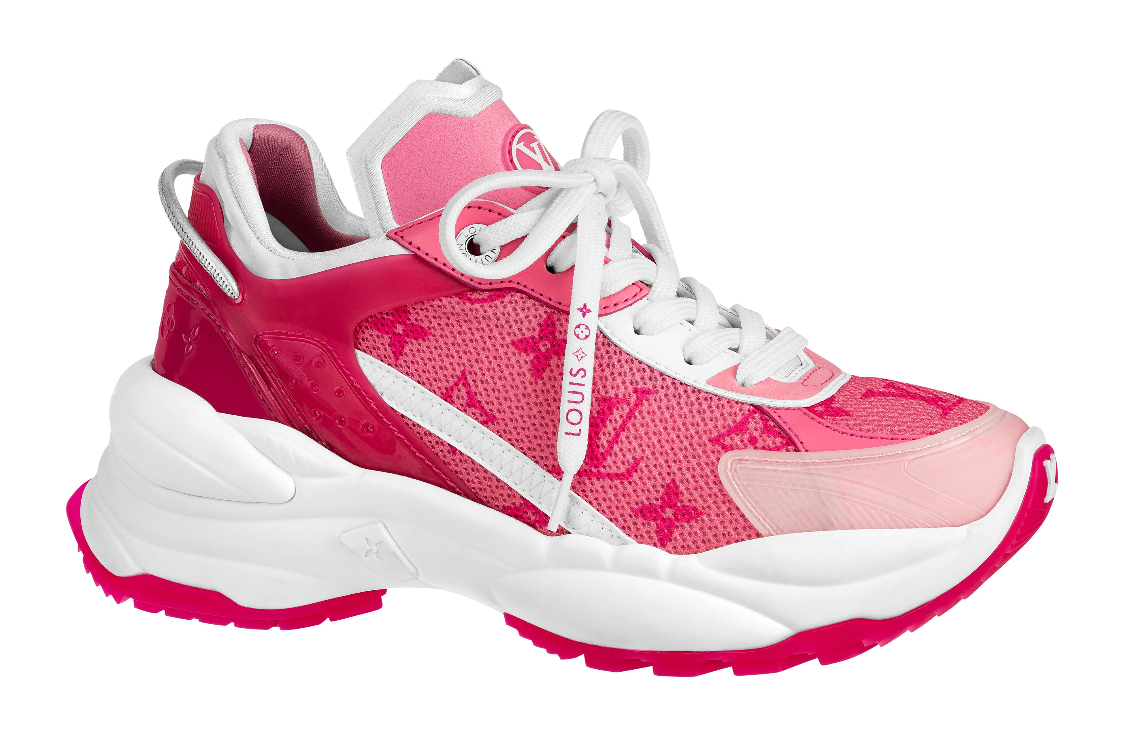 ルイ·ヴィトン】 軽やかな足取りで冬を満喫！新作ピンクスニーカーが