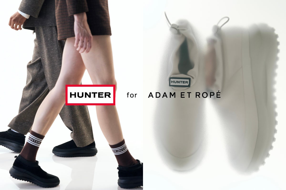 HUNTERとADAM ET ROPE'の2025AWコラボレーション！耐久性の高い