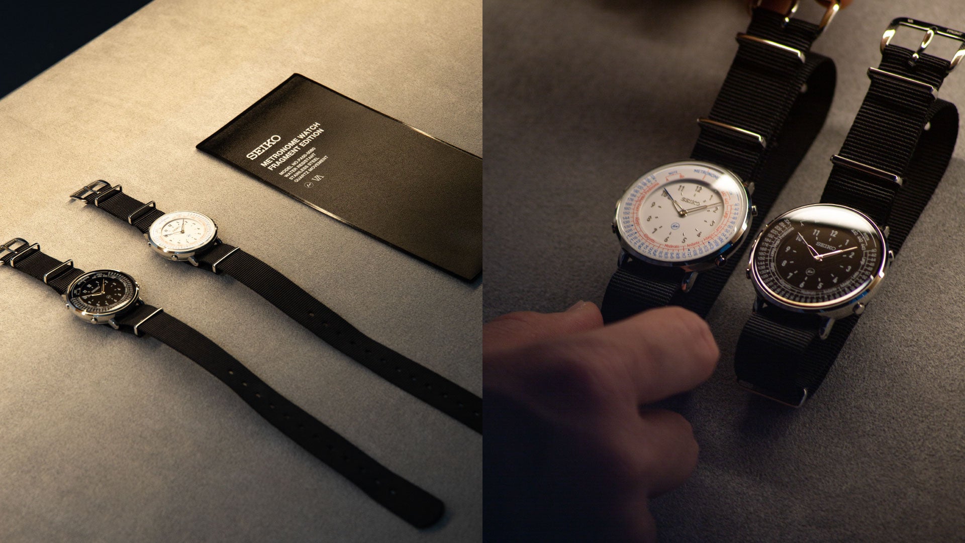 セイコー」、「FRAGMENT」、「V.A.」のトリプルコラボレーションによる